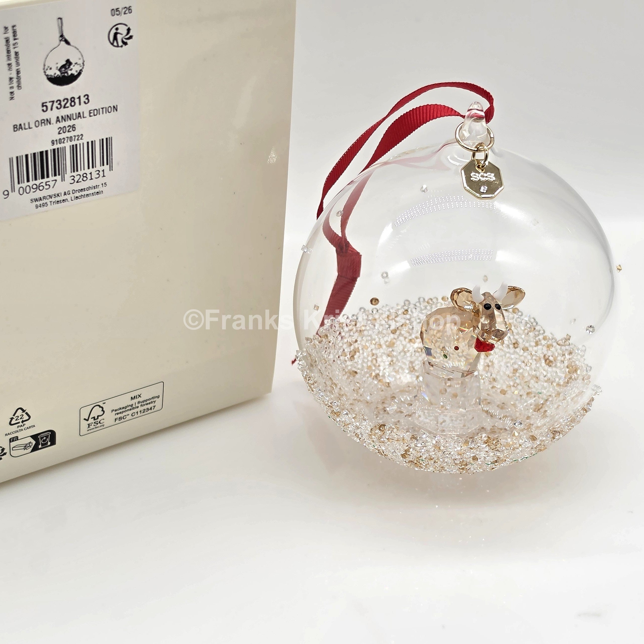 SWAROVSKI SCS Weihnachtskugel 2026 Weihnachts Mo 5732813
