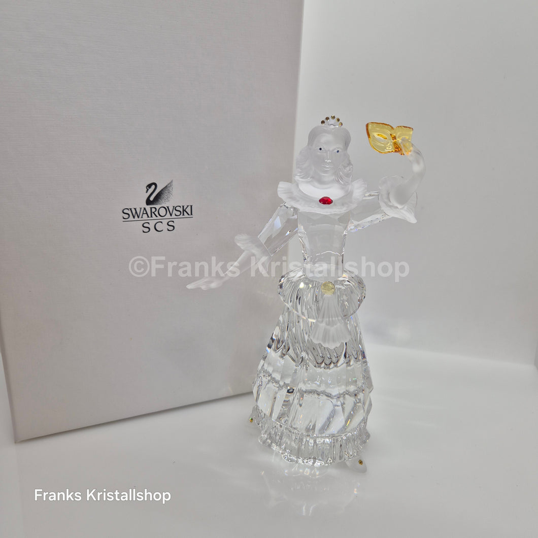 SWAROVSKI SCS Jahresfigur 2000 Columbine mit Namensschild Maskerade 242032 oU