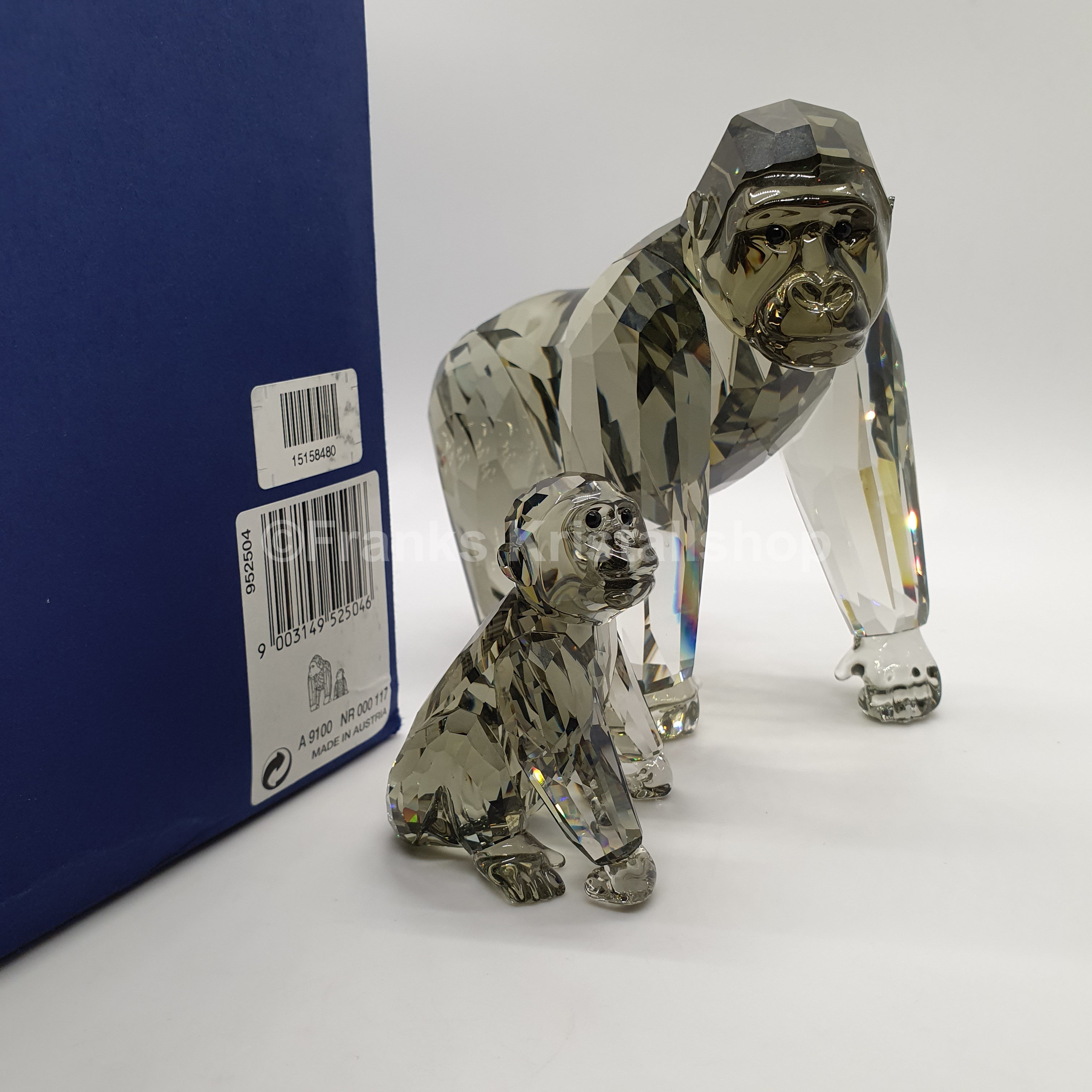 SWAROVSKI SCS Jahresfigur 2009 Die Gorillas 952504