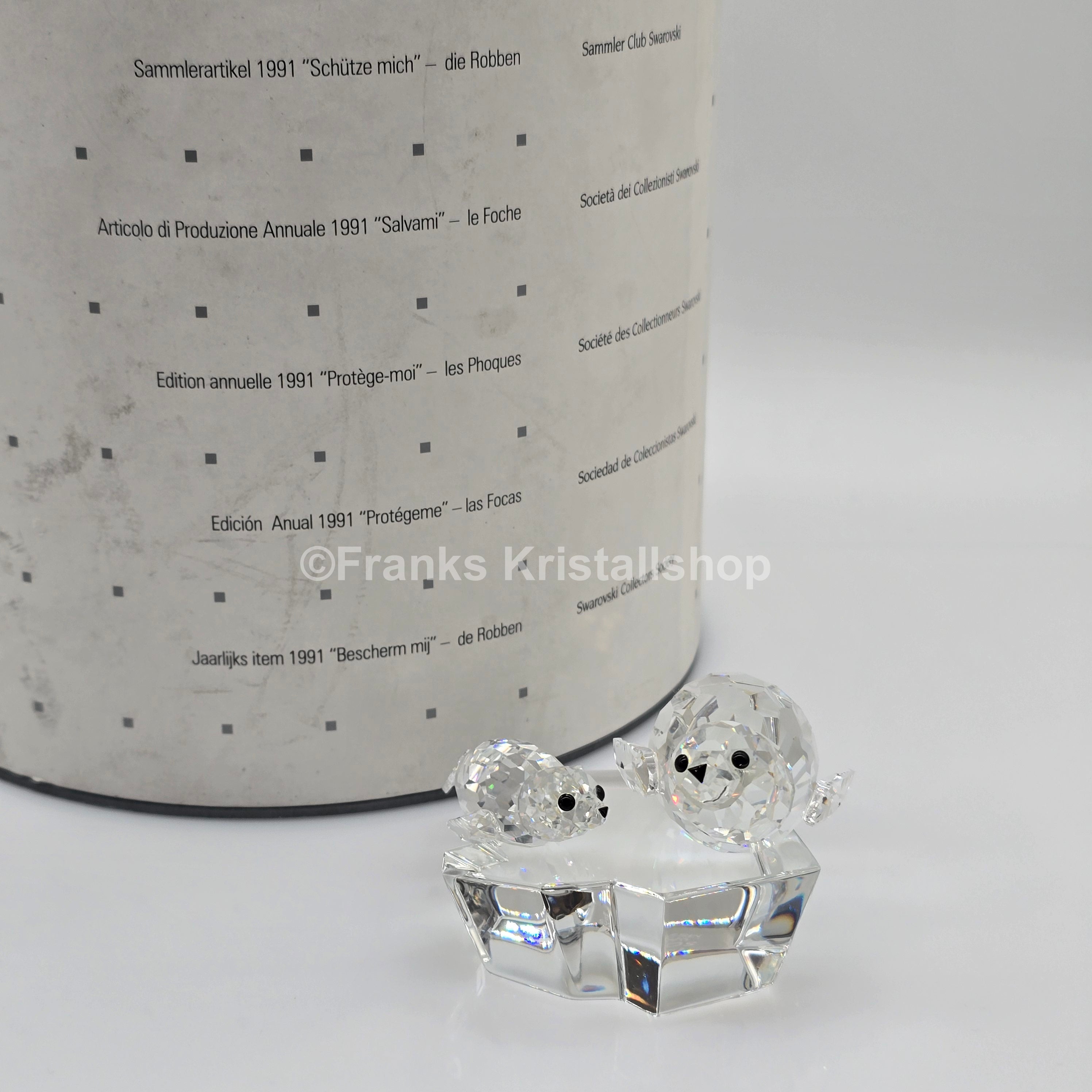 SWAROVSKI SCS Jahresfigur 1991 Die Robben 158872