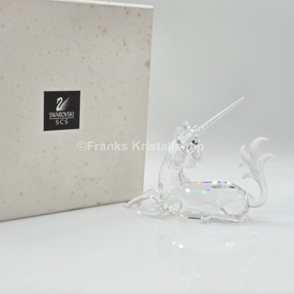 SWAROVSKI SCS Jahresfigur 1996 Das Einhorn mit Sockel 191727 oU mF
