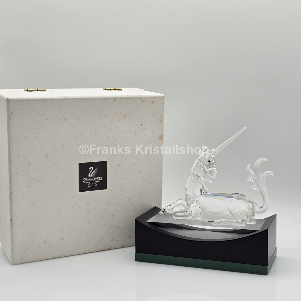 SWAROVSKI SCS Jahresfigur 1996 Das Einhorn mit Sockel 191727 oU mF