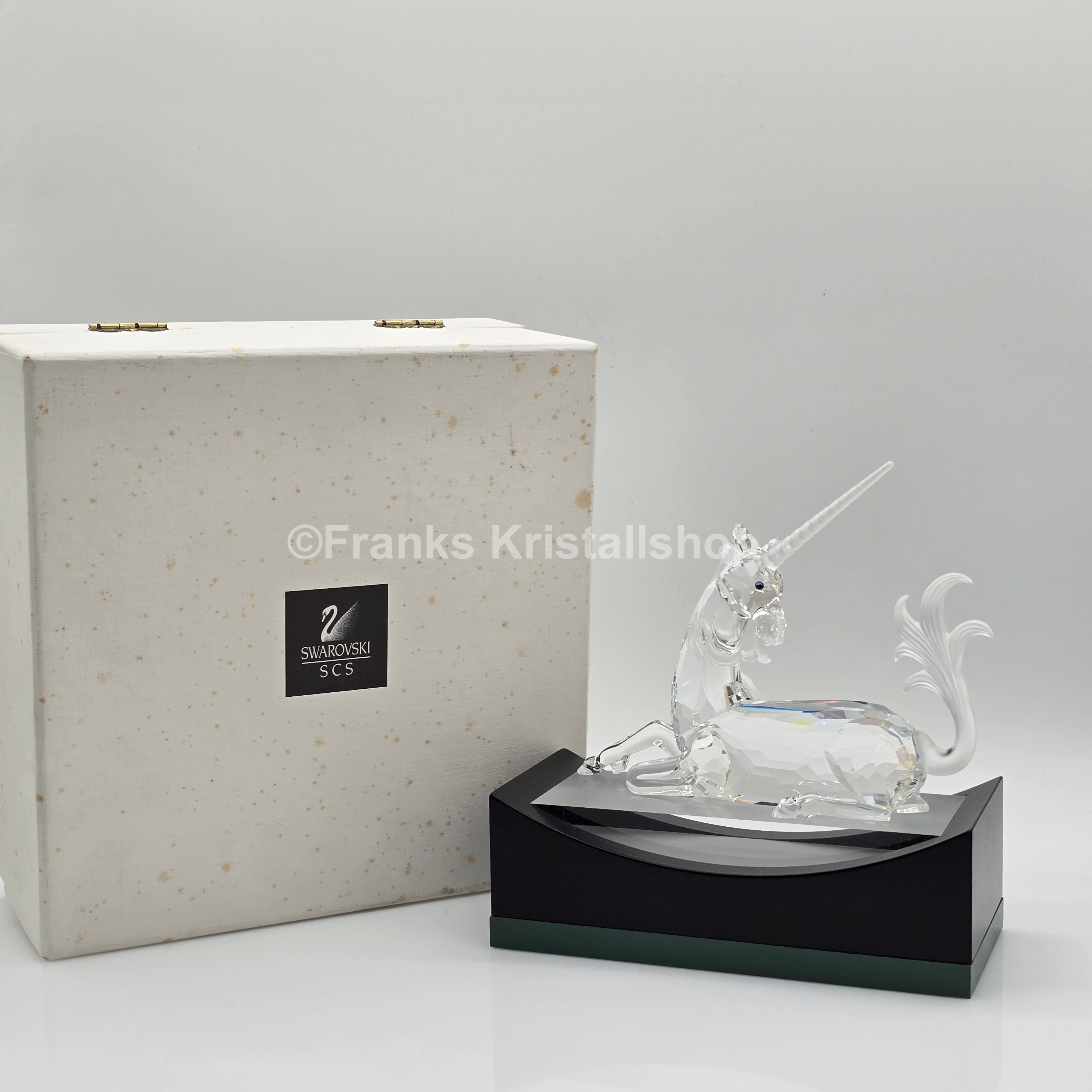 SWAROVSKI SCS Jahresfigur 1996 Das Einhorn mit Sockel 191727 oU mF