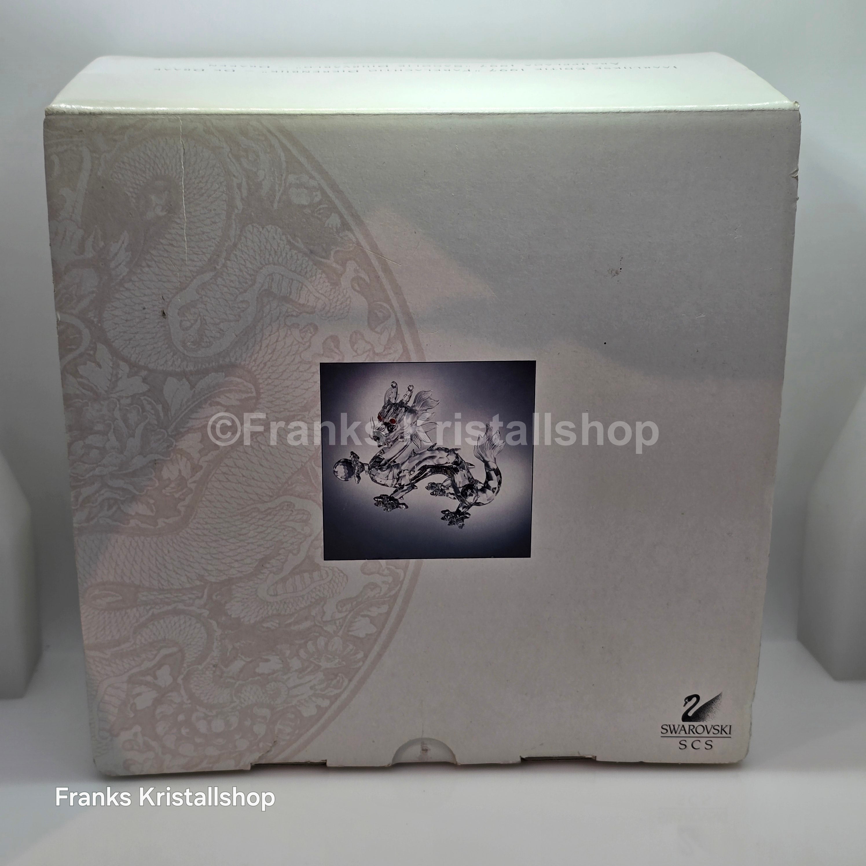 SWAROVSKI SCS Jahresfigur 1997 Der Drache mit OVP und Zertifikat 208398