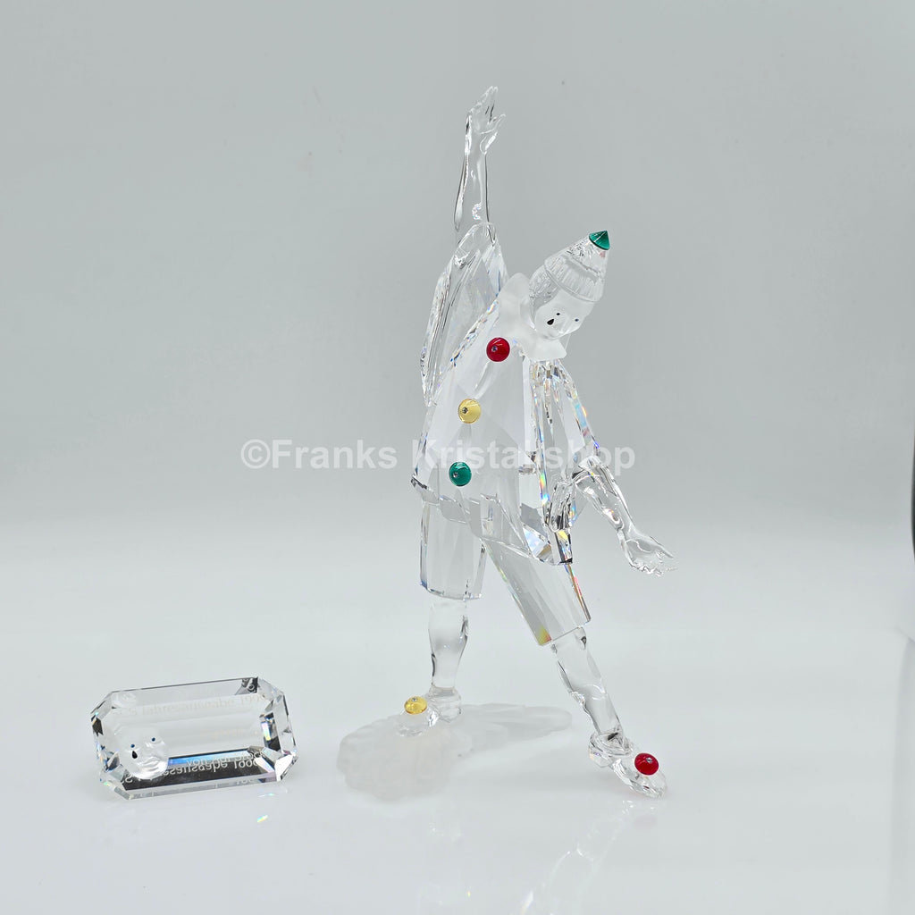 SWAROVSKI SCS Jahresfigur 1999 Pierrot mit Namensschild 230586 oU