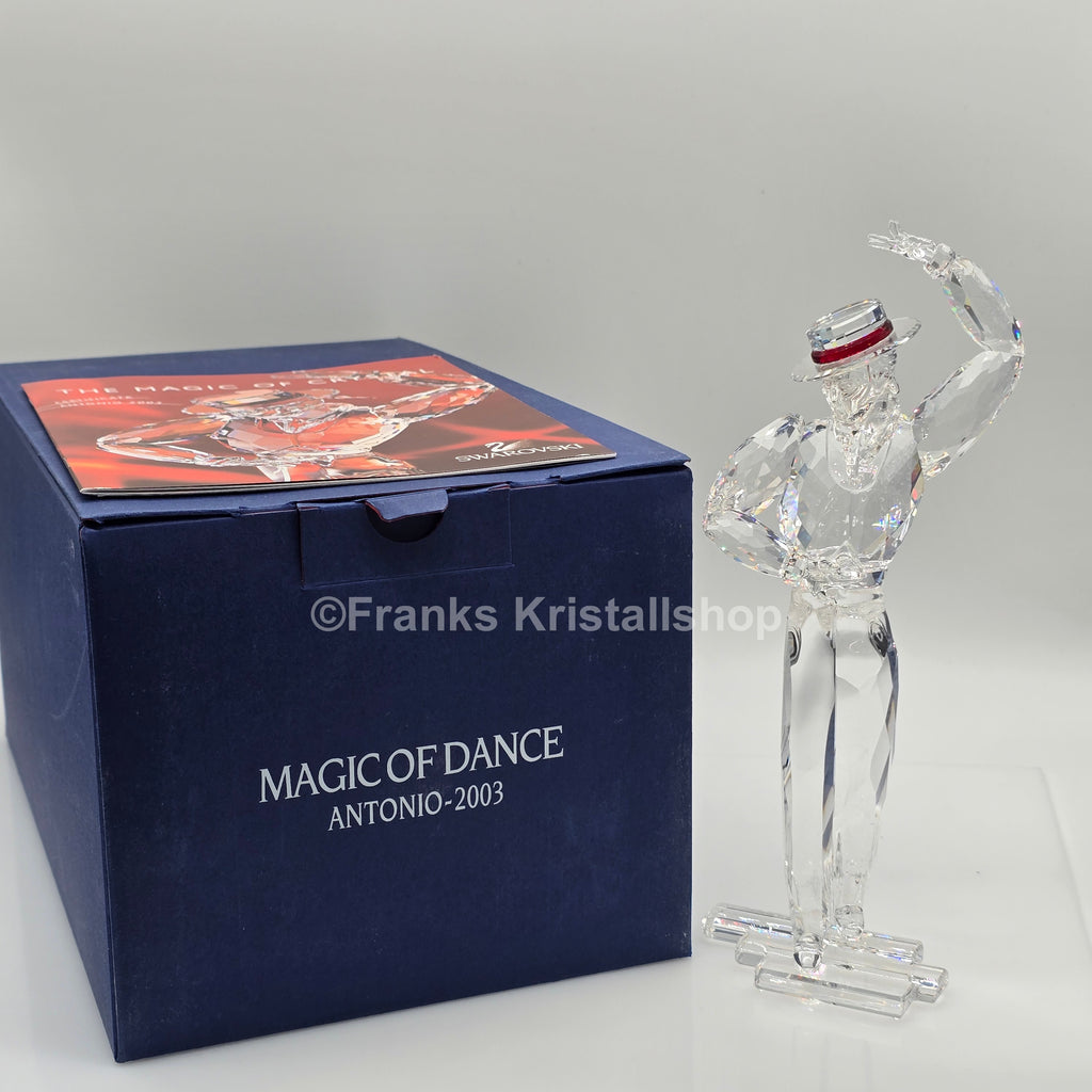 SWAROVSKI SCS Jahresfigur 2003 Magic Of Dance Tänzer Antonio VAR 1 mit Namensschild 6064411