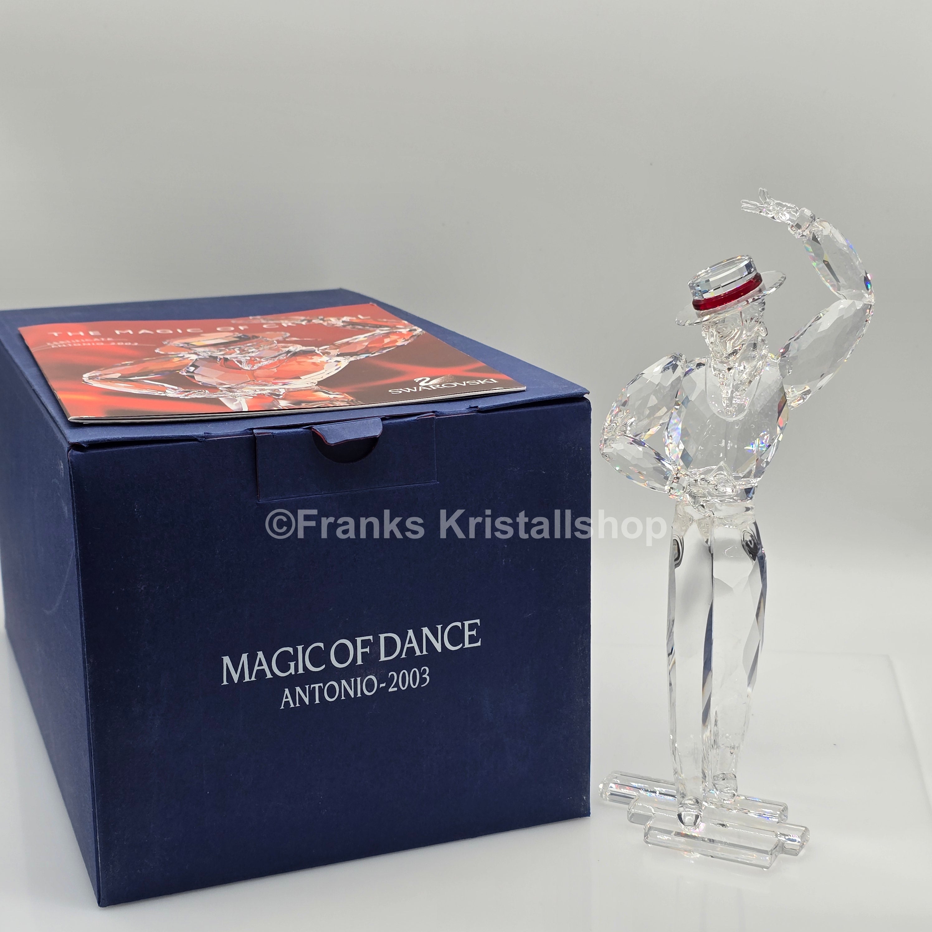 SWAROVSKI SCS Jahresfigur 2003 Magic Of Dance Tänzer Antonio VAR 1 mit Namensschild 6064411