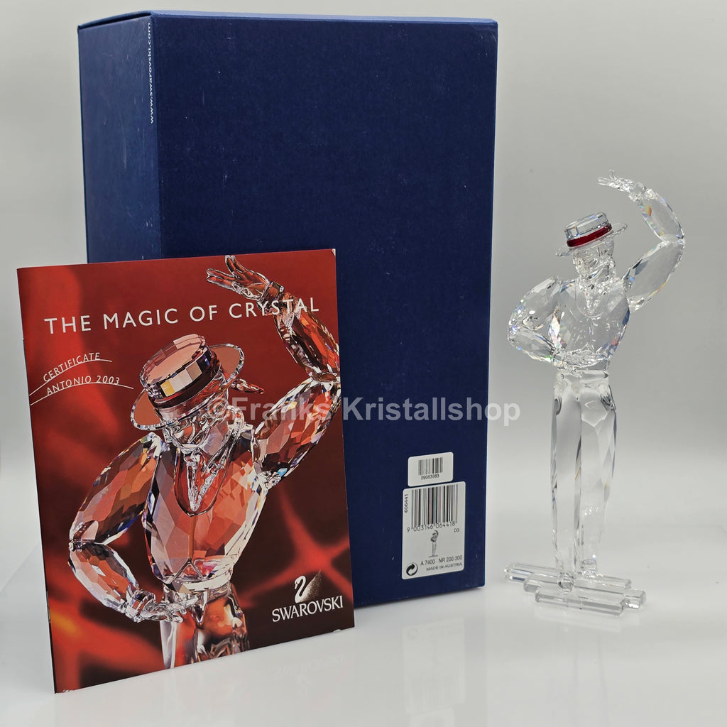 SWAROVSKI SCS Jahresfigur 2003 Magic Of Dance Tänzer Antonio VAR 1 mit Namensschild 6064411