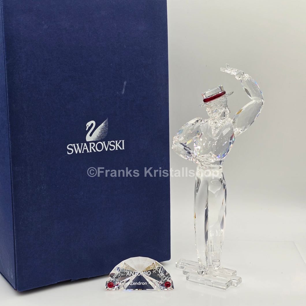SWAROVSKI SCS Jahresfigur 2003 Magic Of Dance Tänzer Antonio VAR 1 mit Namensschild 6064411