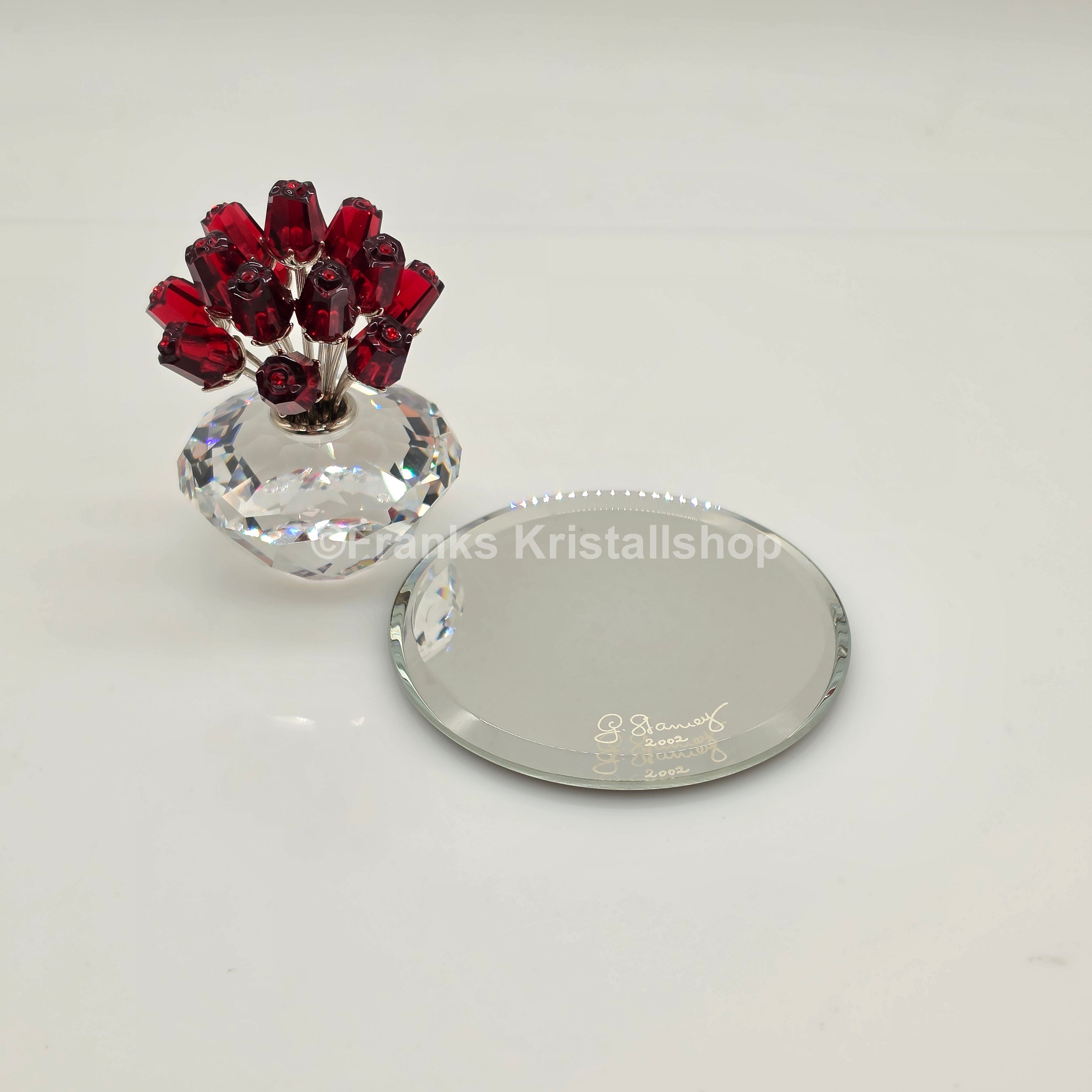 SWAROVSKI SCS Vase mit Roten Rosen Limitierte Jubiläums Edition 283394