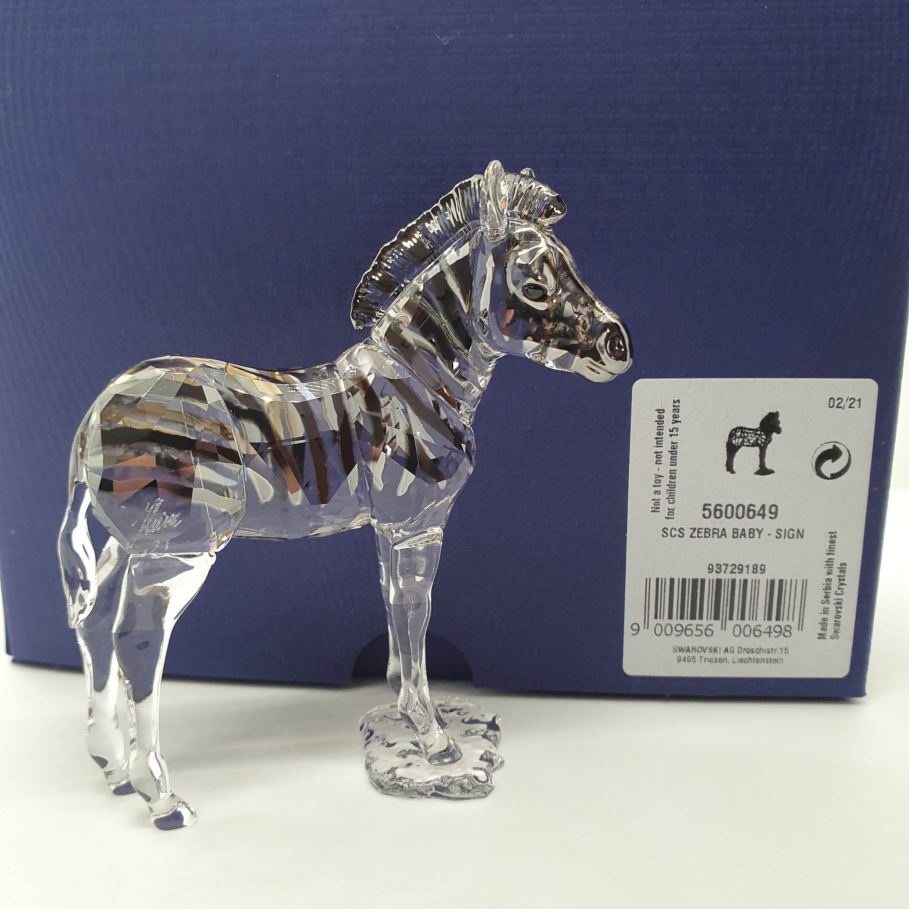 SWAROVSKI SCS Zebra Baby Zuri zur Jahresfigur 2021 Amai 5557906