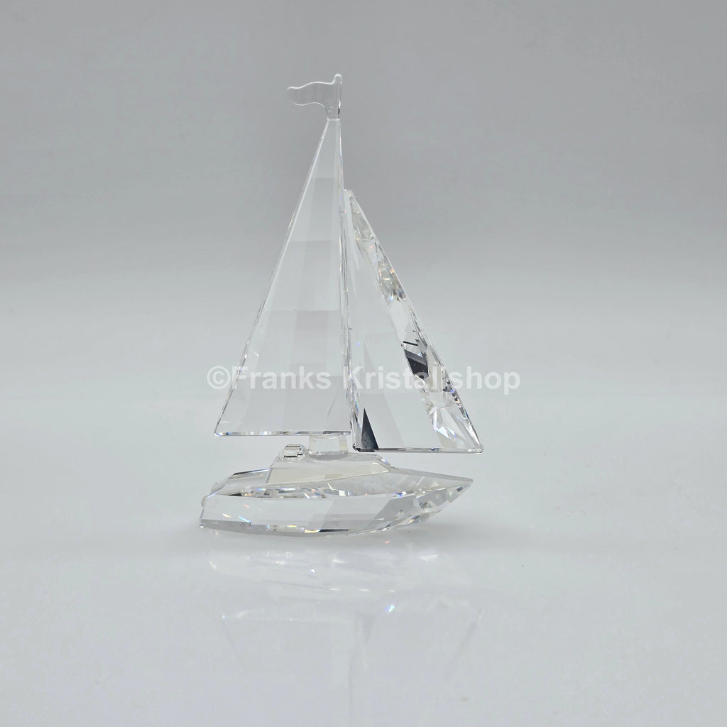 SWAROVSKI Segelboot komplett mit Fahne 183269