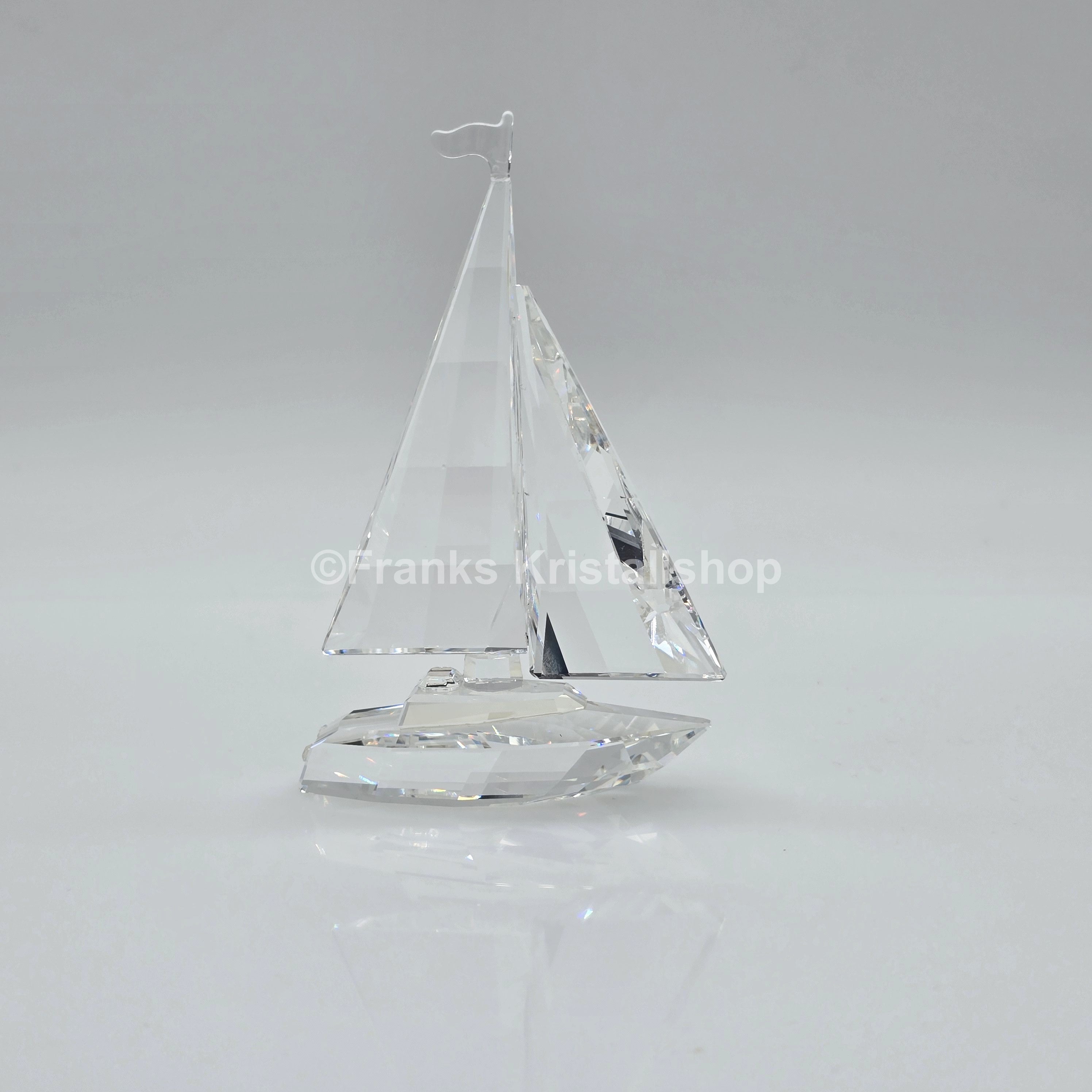 SWAROVSKI Segelboot komplett mit Fahne 183269