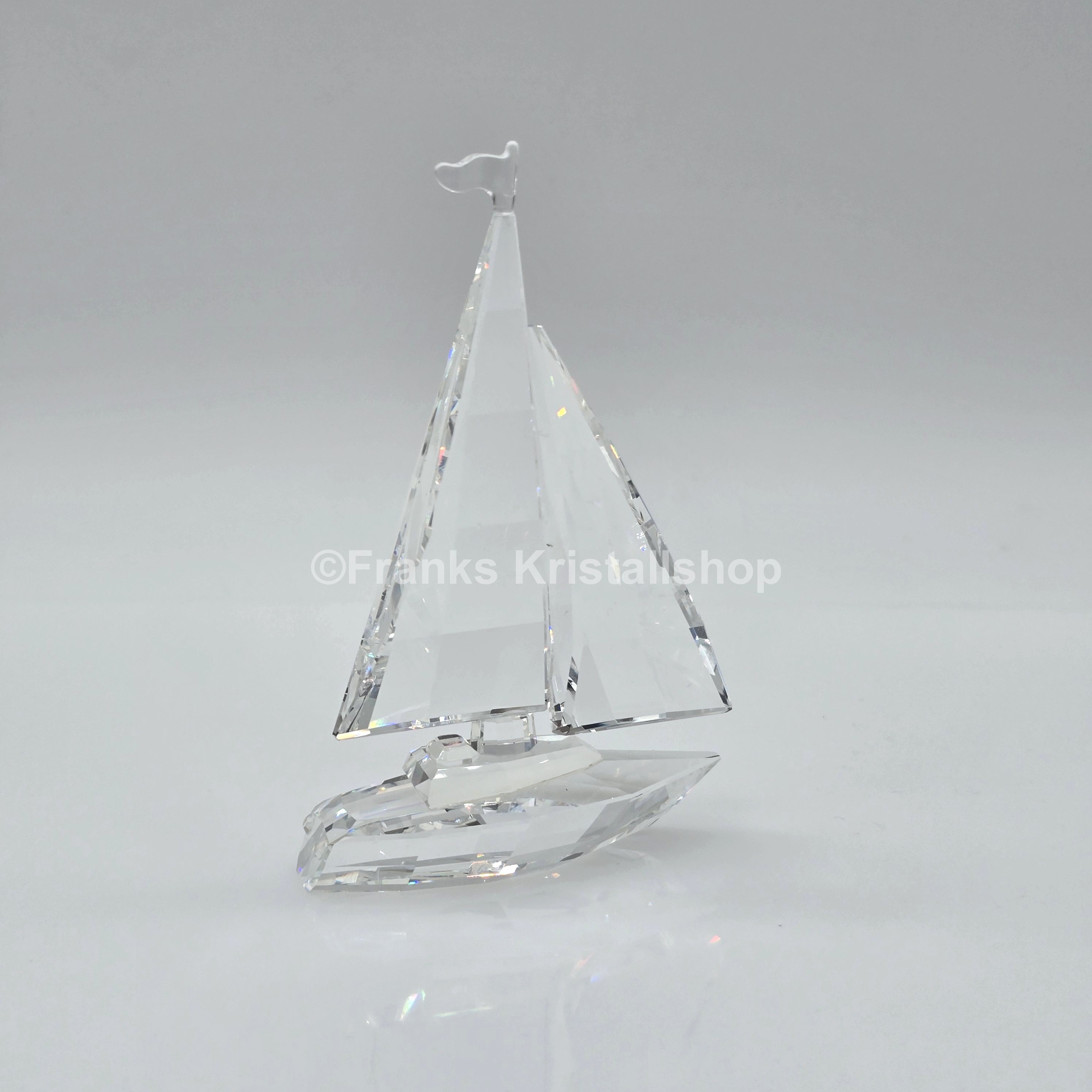 SWAROVSKI Segelboot komplett mit Fahne 183269