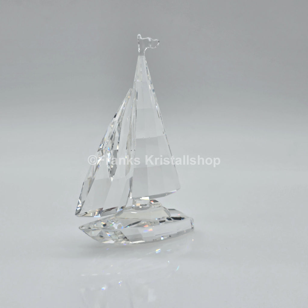 SWAROVSKI Segelboot komplett mit Fahne 183269