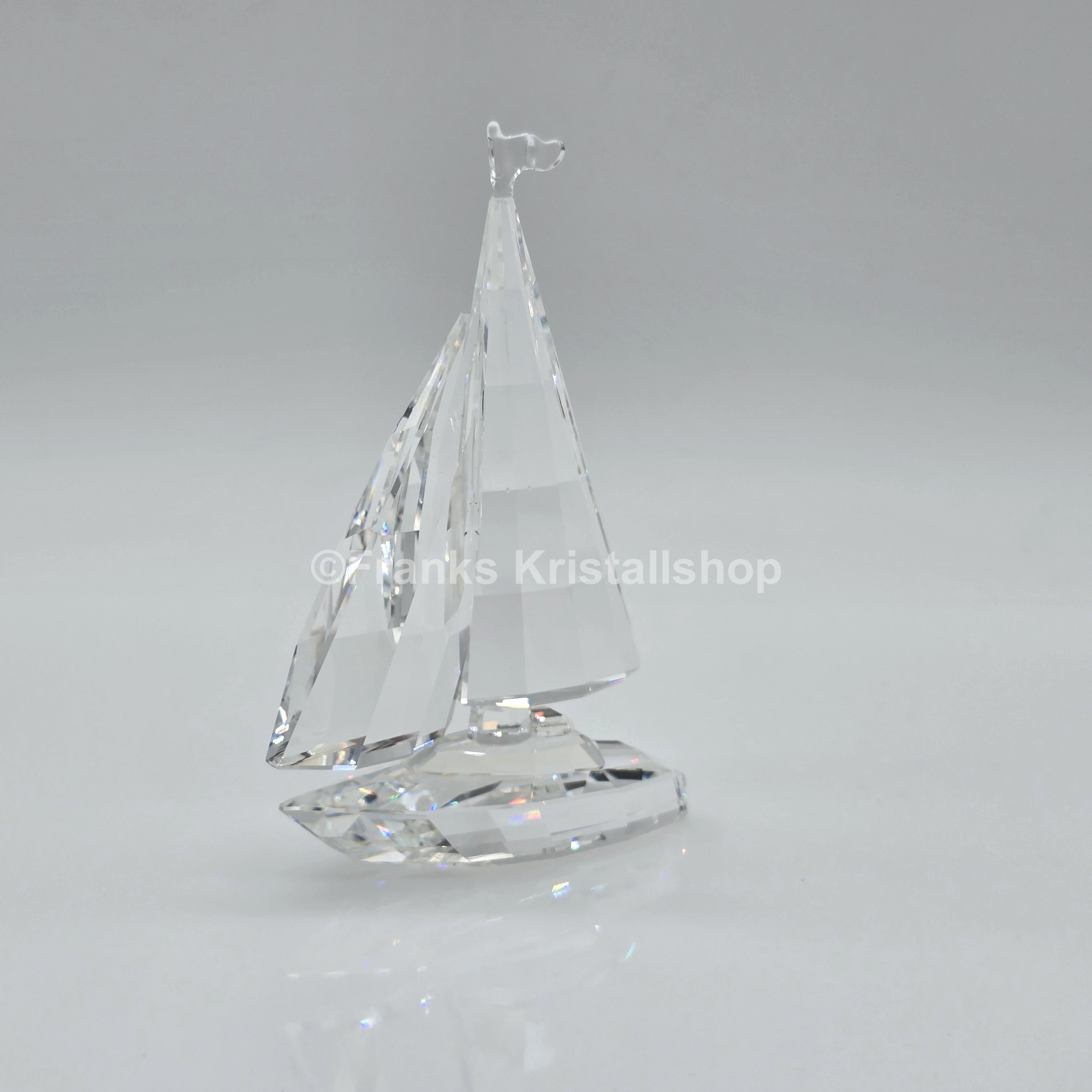 SWAROVSKI Segelboot komplett mit Fahne 183269