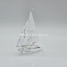 Lade das Bild in den Galerie-Viewer, SWAROVSKI Segelboot komplett mit Fahne 183269
