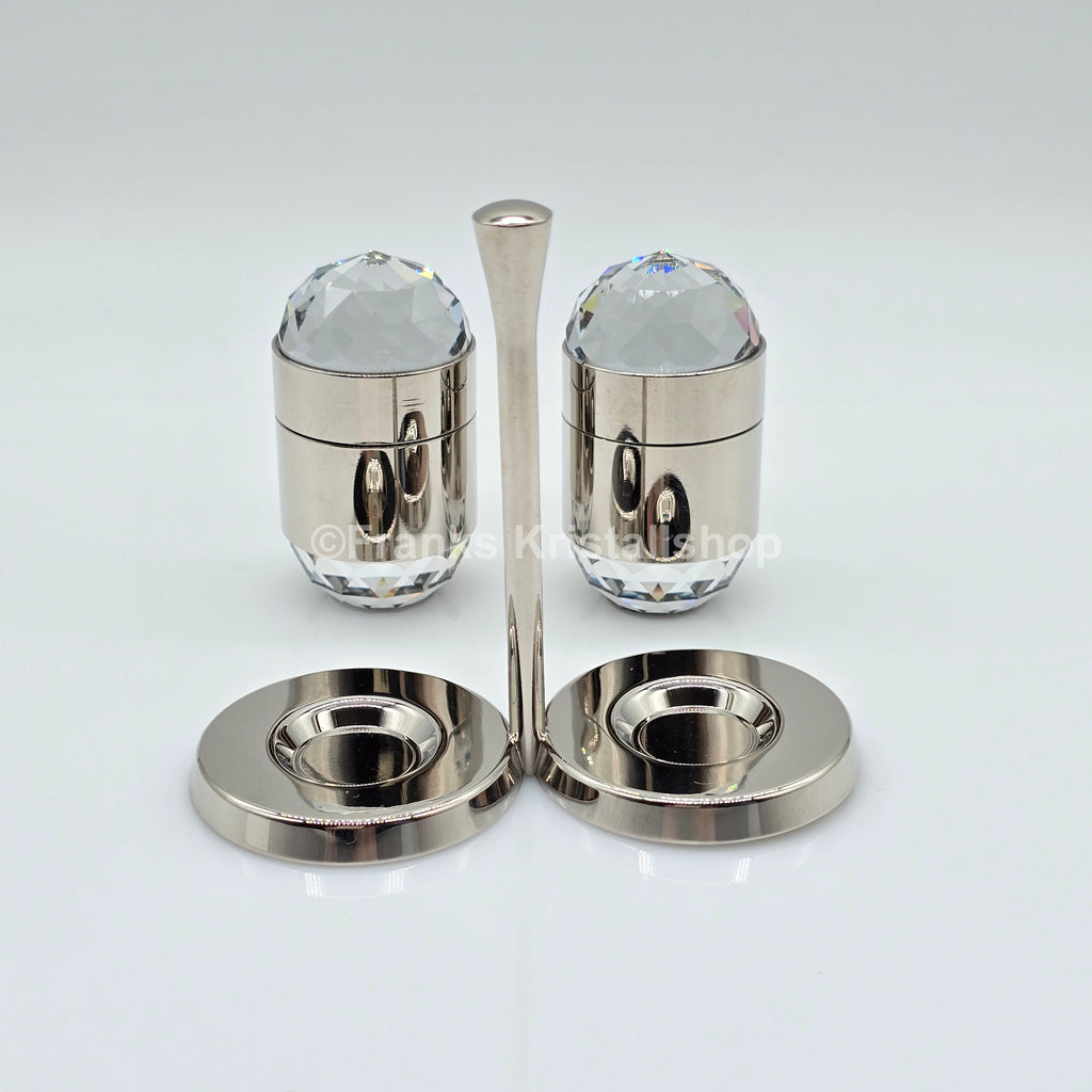 SWAROVSKI Salz- und Pfeffer Set mit Ständer 211313 7502 030 031 032
