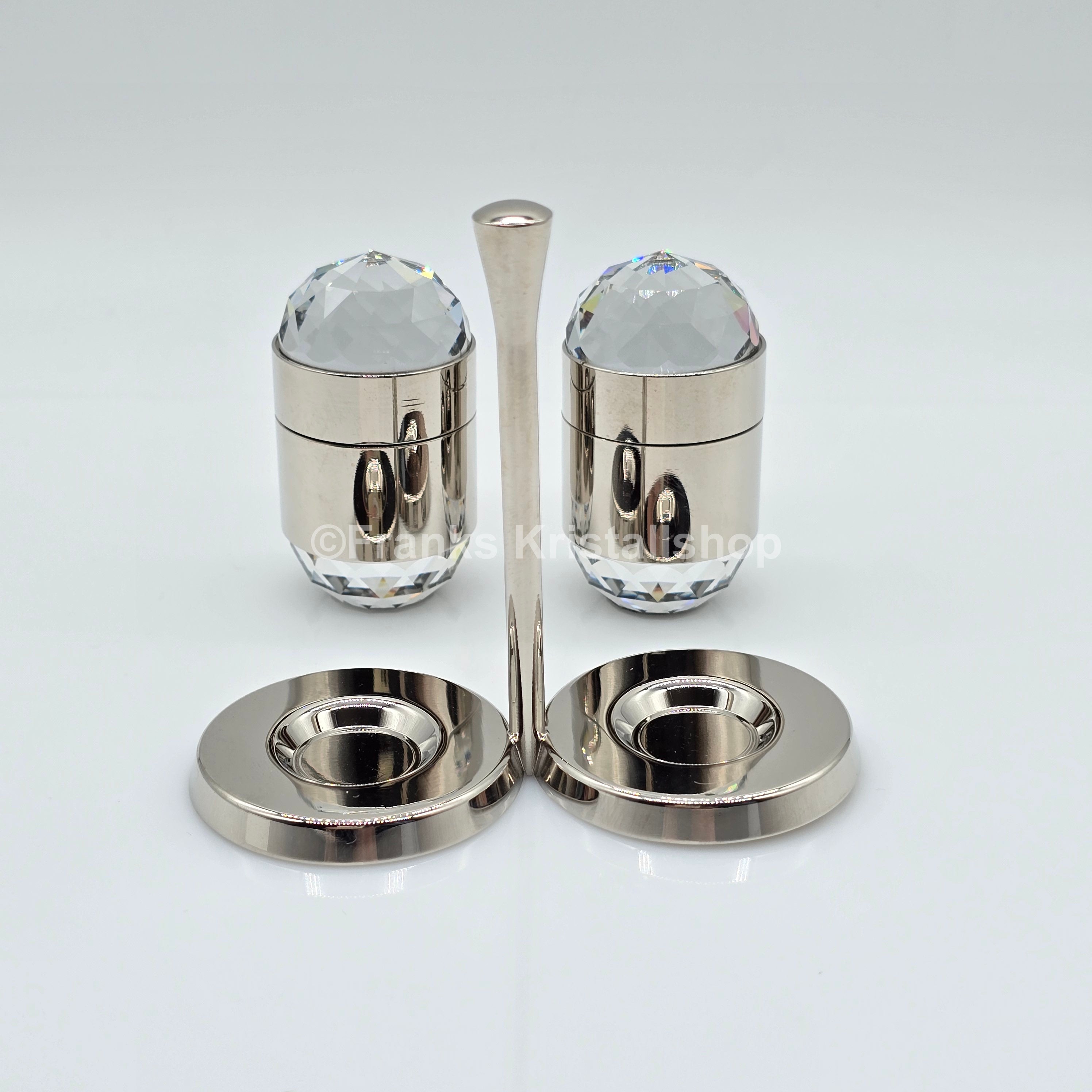 SWAROVSKI Salz- und Pfeffer Set mit Ständer 211313 7502 030 031 032