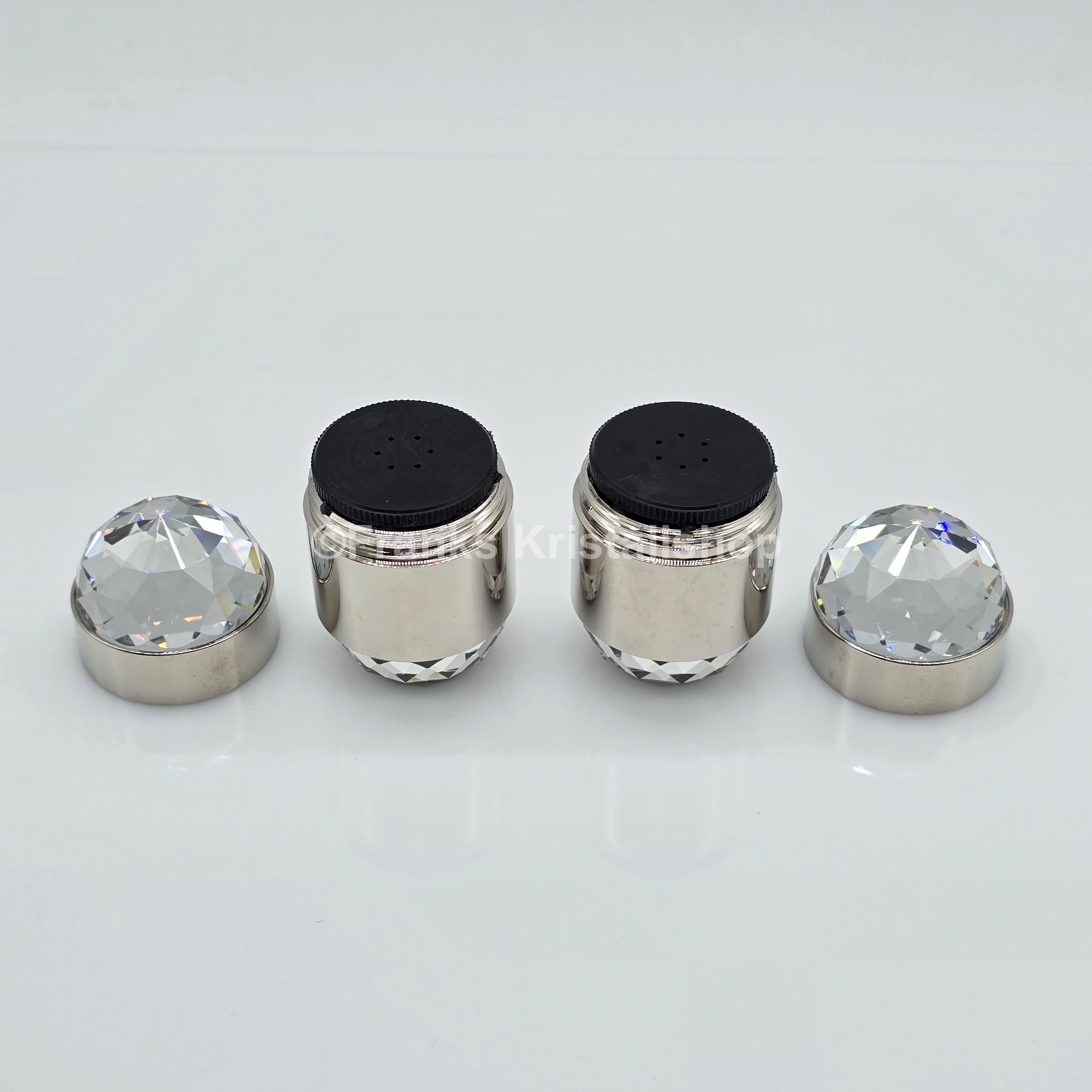 SWAROVSKI Salz- und Pfeffer Set mit Ständer 211313 7502 030 031 032
