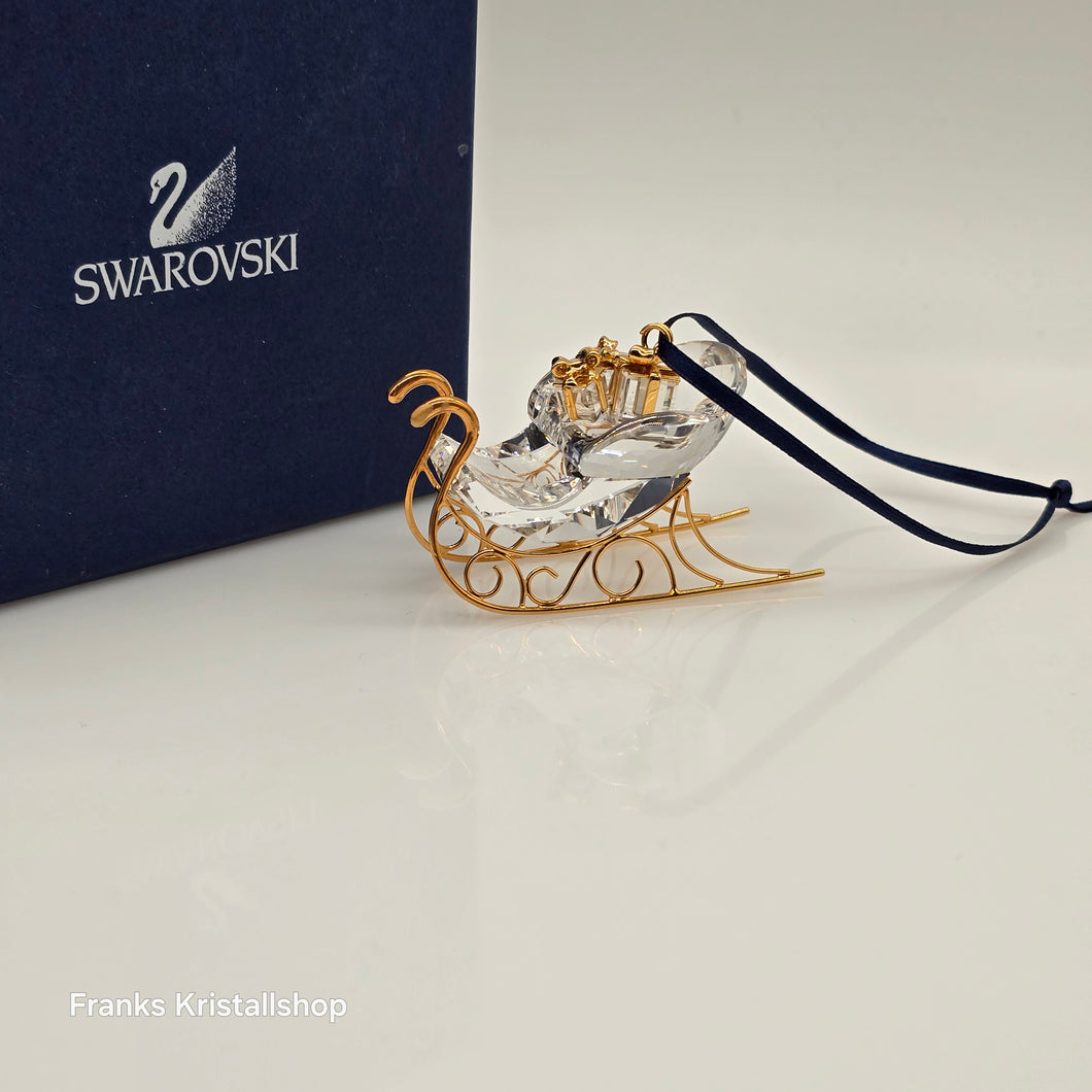 SWAROVSKI Schlitten Ornament Memories Gold 842768