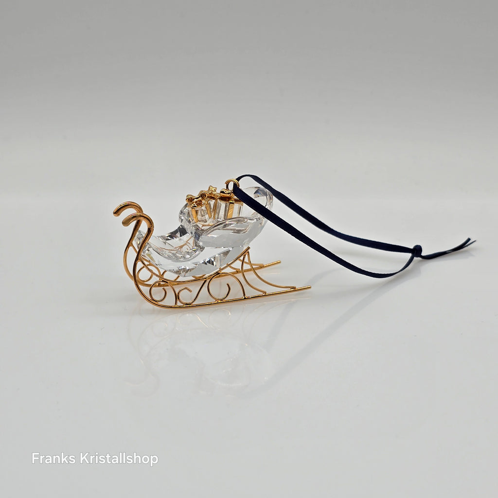 SWAROVSKI Schlitten Ornament Memories Gold 842768