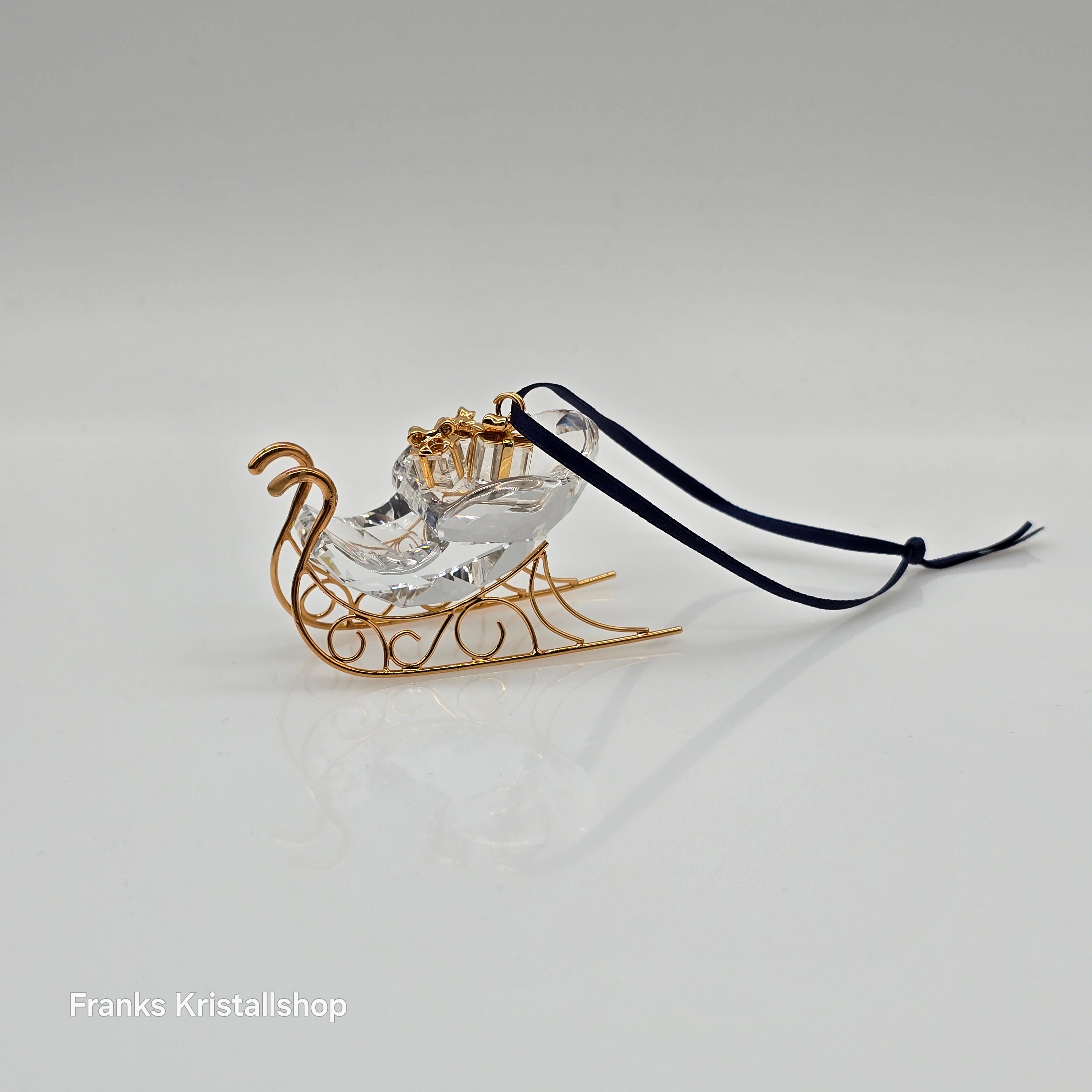 SWAROVSKI Schlitten Ornament Memories Gold 842768