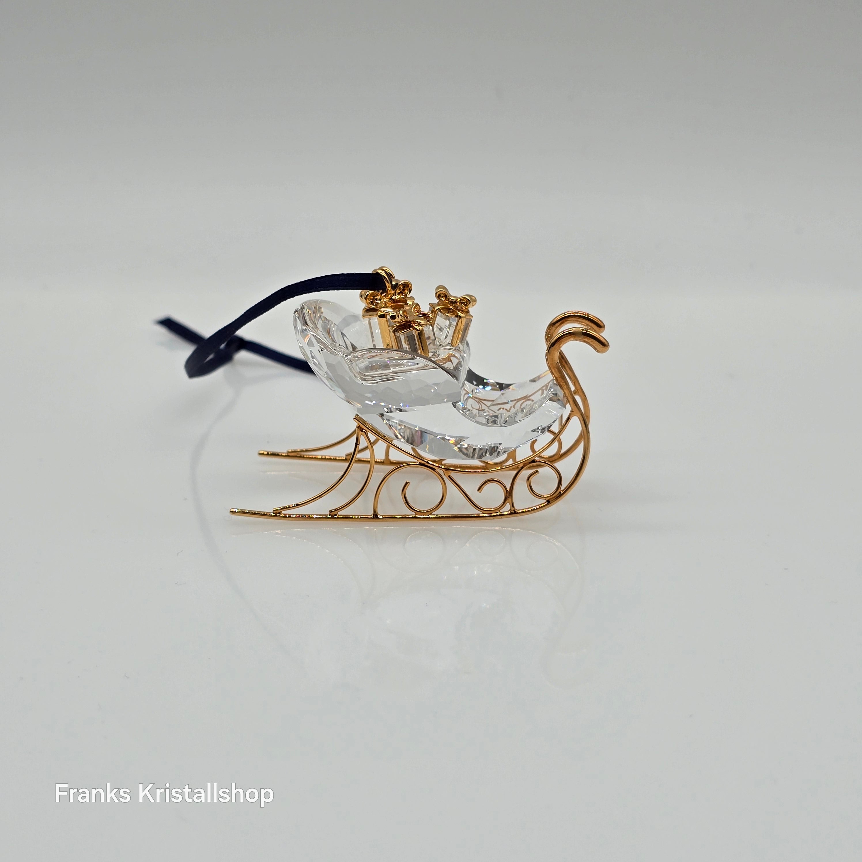 SWAROVSKI Schlitten Ornament Memories Gold 842768