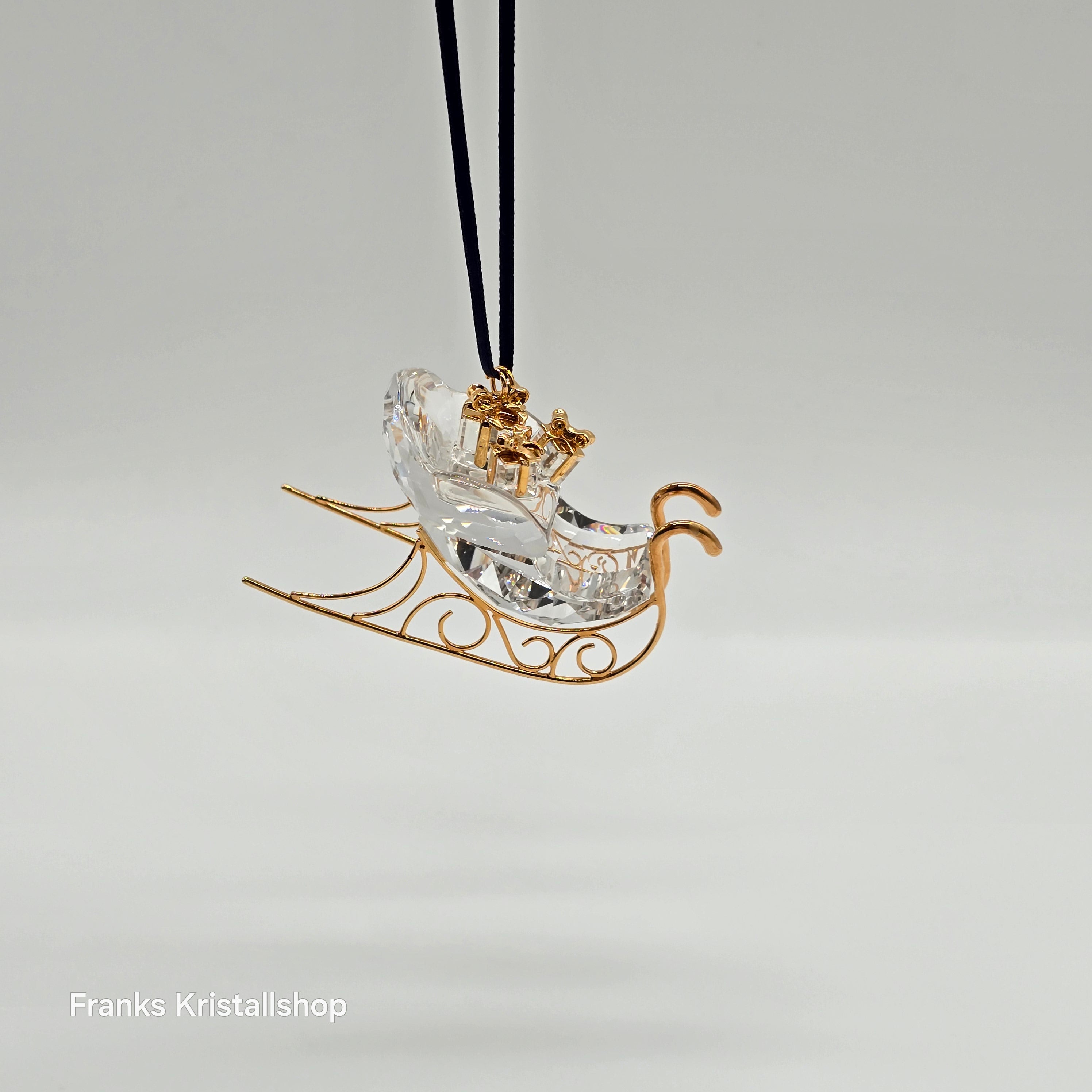 SWAROVSKI Schlitten Ornament Memories Gold 842768