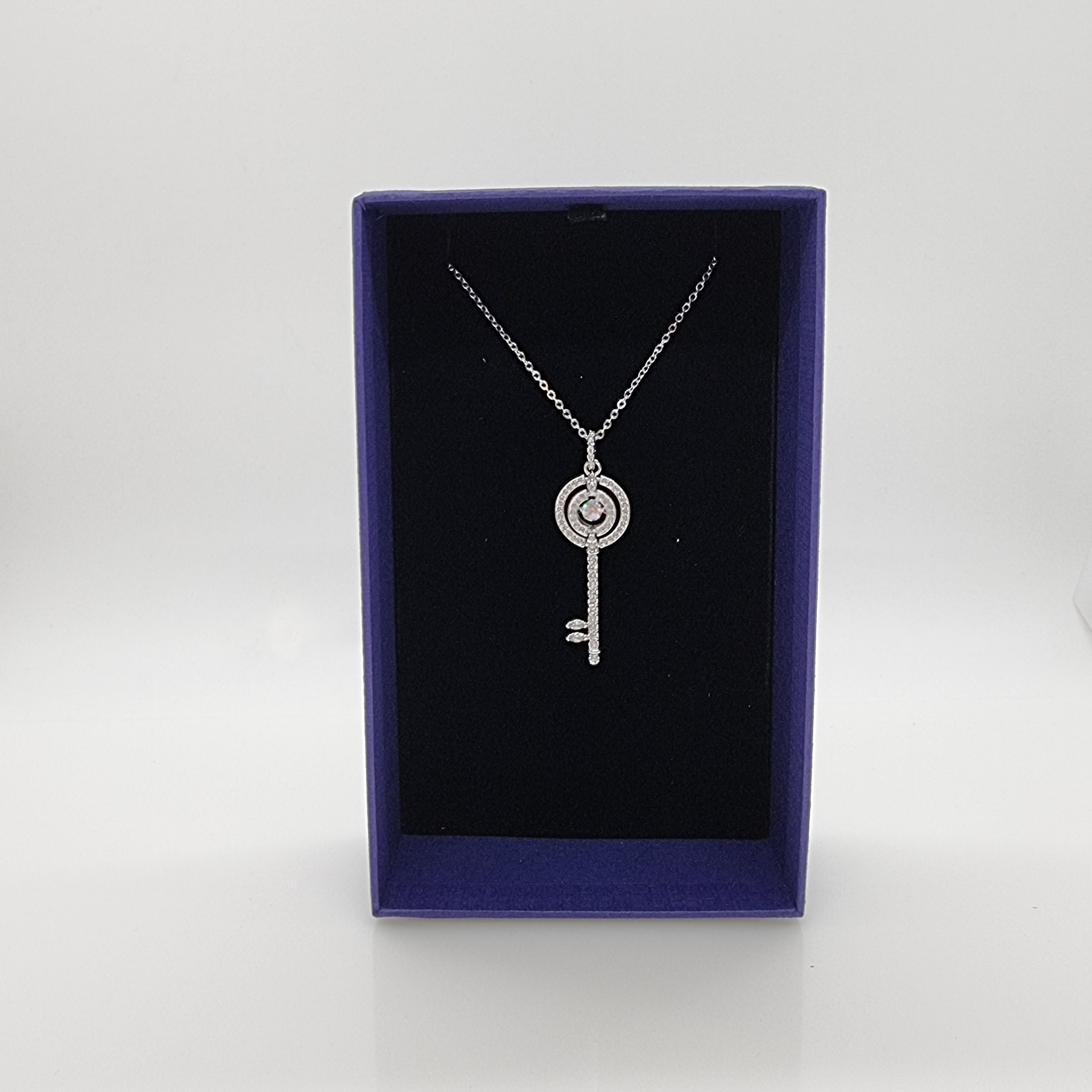 SWAROVSKI Sparkling Dance Key Halskette Schlüssel, Rhodiniert 5368263