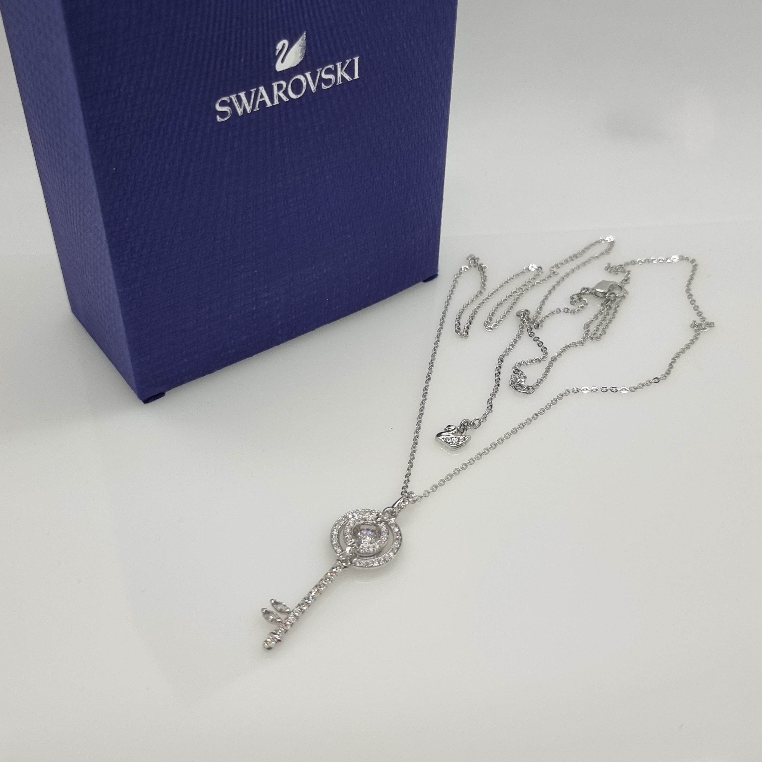 SWAROVSKI Sparkling Dance Key Halskette Schlüssel, Rhodiniert 5368263