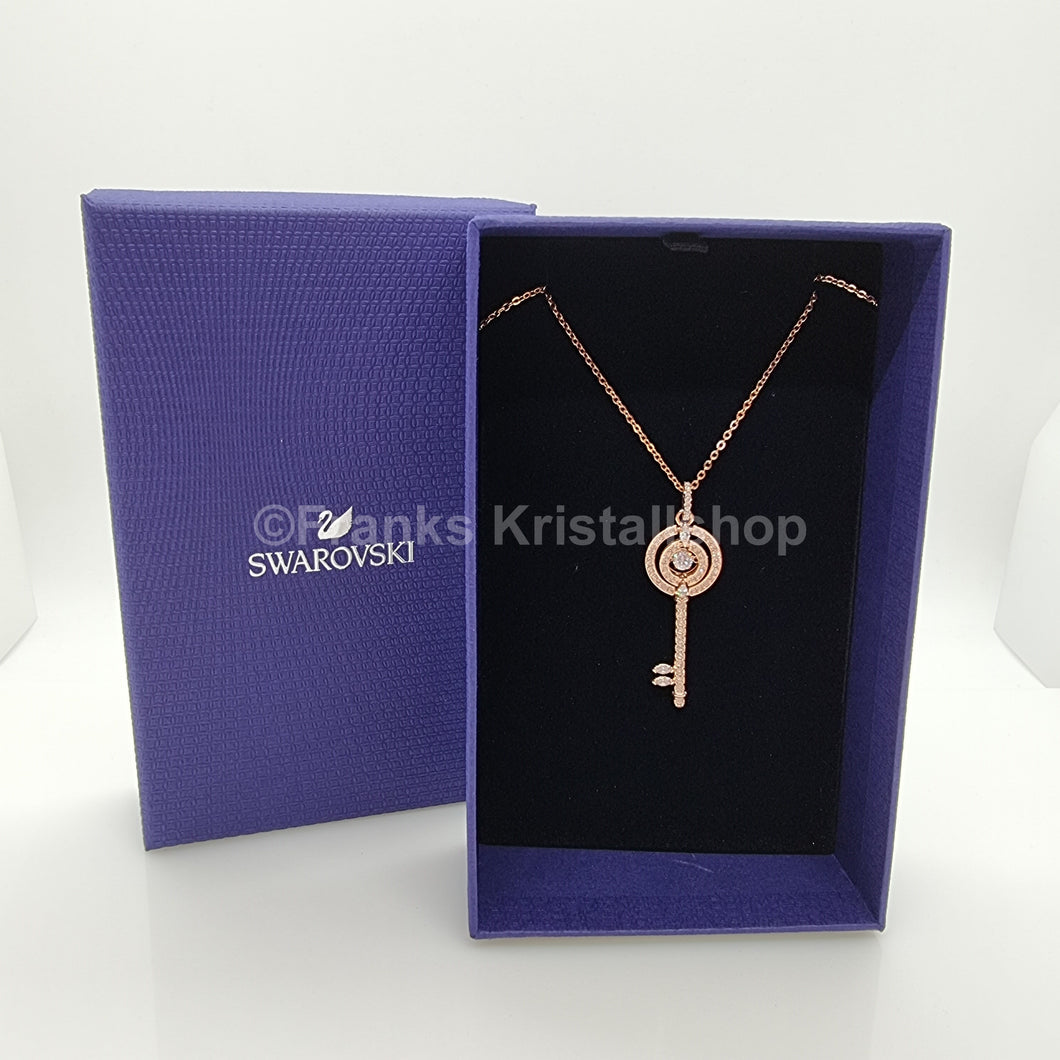 SWAROVSKI Schlüssel Halskette Sparkling Dance Rosévergoldet 5469120