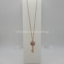 Lade das Bild in den Galerie-Viewer, SWAROVSKI Schlüssel Halskette Sparkling Dance Rosévergoldet 5469120
