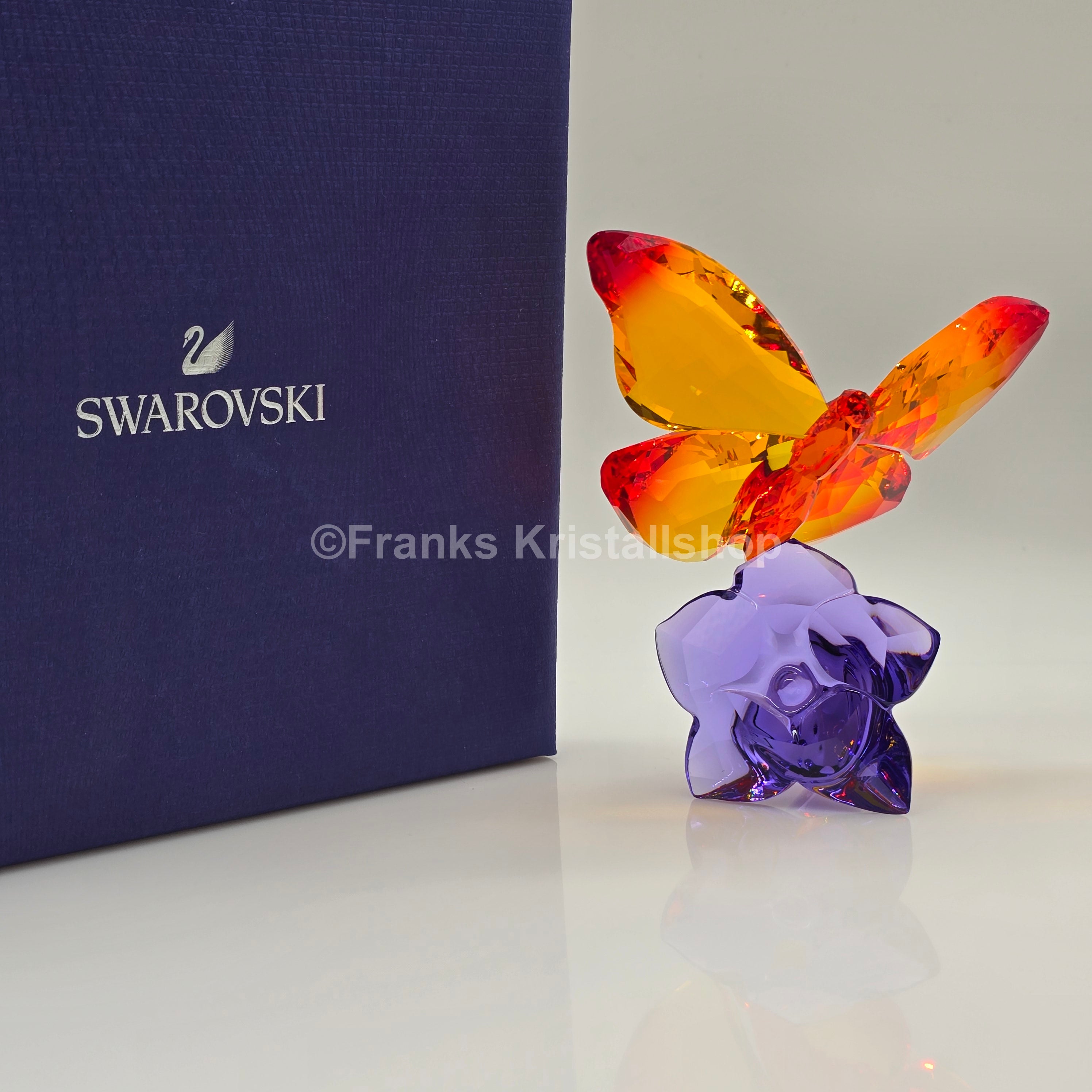 SWAROVSKI Crystal Paradise Schmetterling auf Blüte 5374943 oU