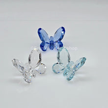 Lade das Bild in den Galerie-Viewer, SWAROVSKI Schmetterlinge 3er Set Klein Blau 955429
