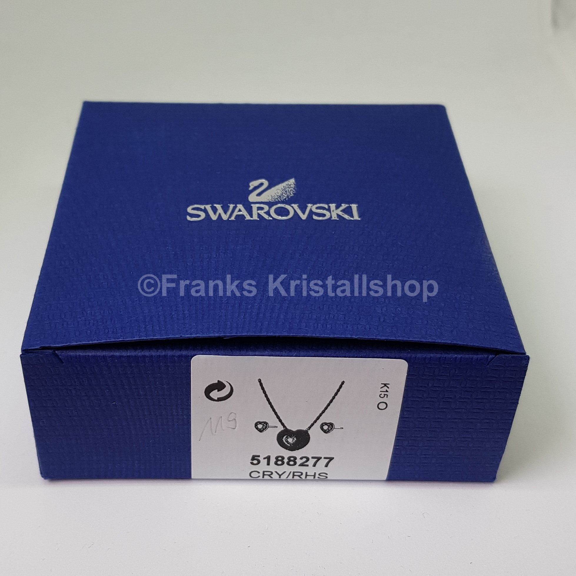SWAROVSKI Enjoy Schmuckset Kette und Ohrringe, Rhodiniert 5188277