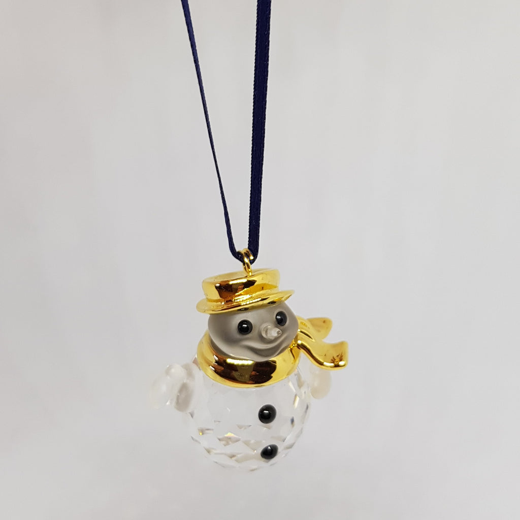 SWAROVSKI Schneemann Ornament Gold 665032
