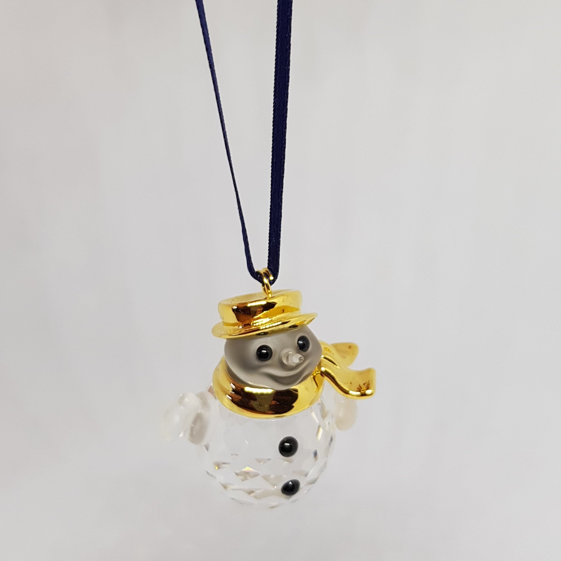 SWAROVSKI Schneemann Ornament Gold 665032
