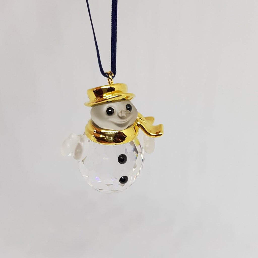 SWAROVSKI Schneemann Ornament Gold 665032