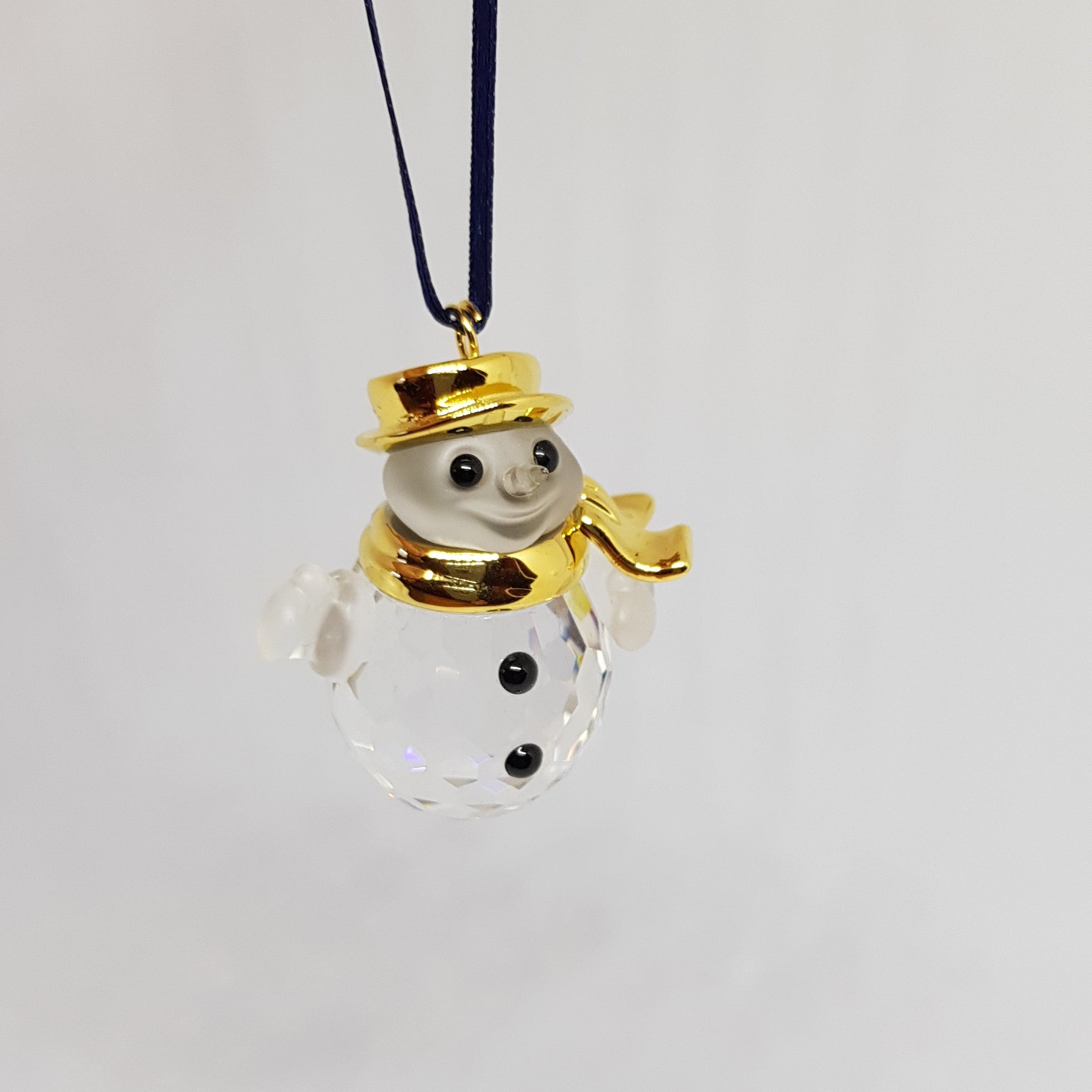 SWAROVSKI Schneemann Ornament Gold 665032