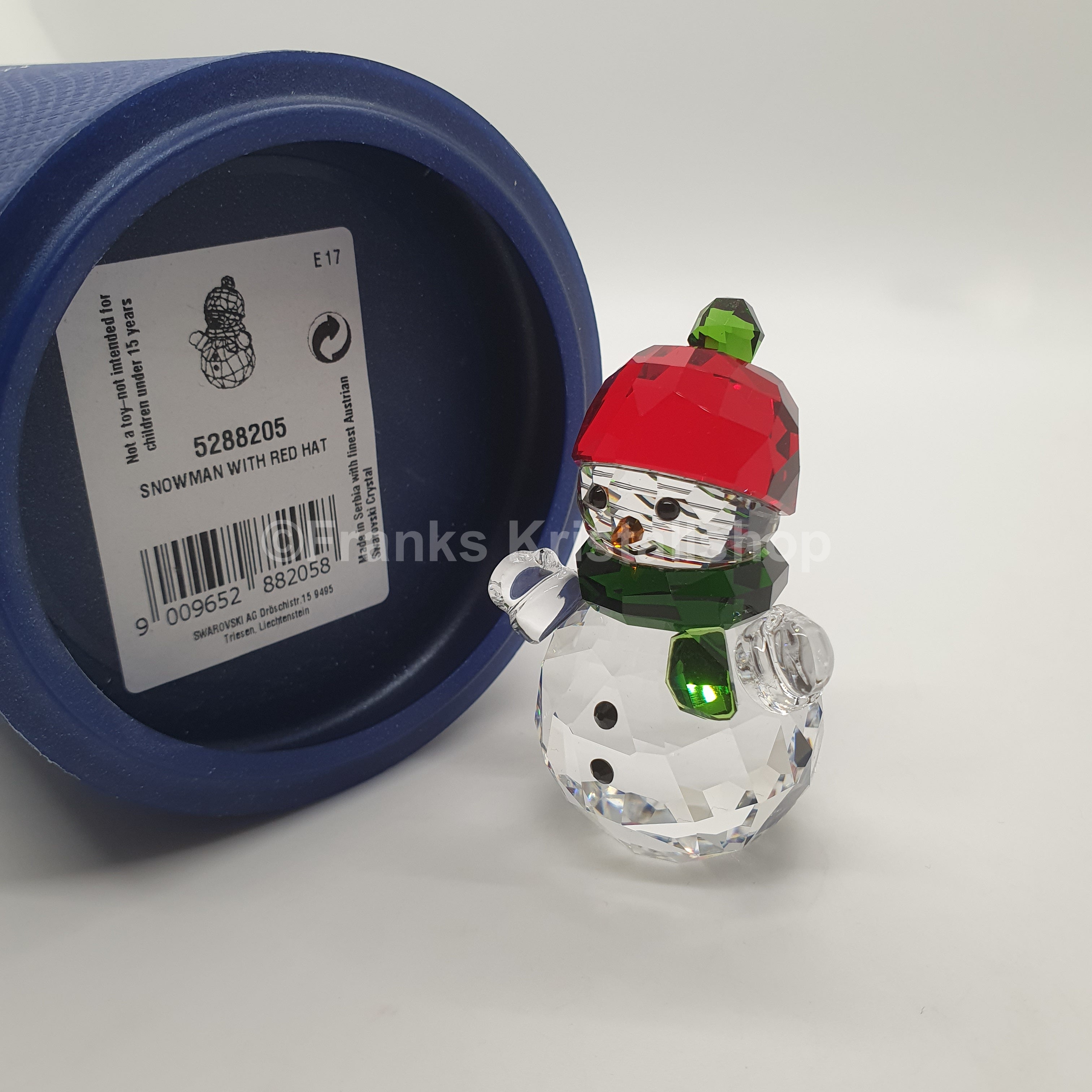 SWAROVSKI Snowman with Red Hat 5288205