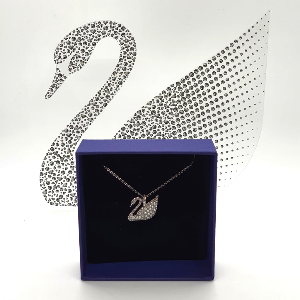 SWAROVSKI Iconic Swan Halskette Weiß, Rhodiniert 5411791