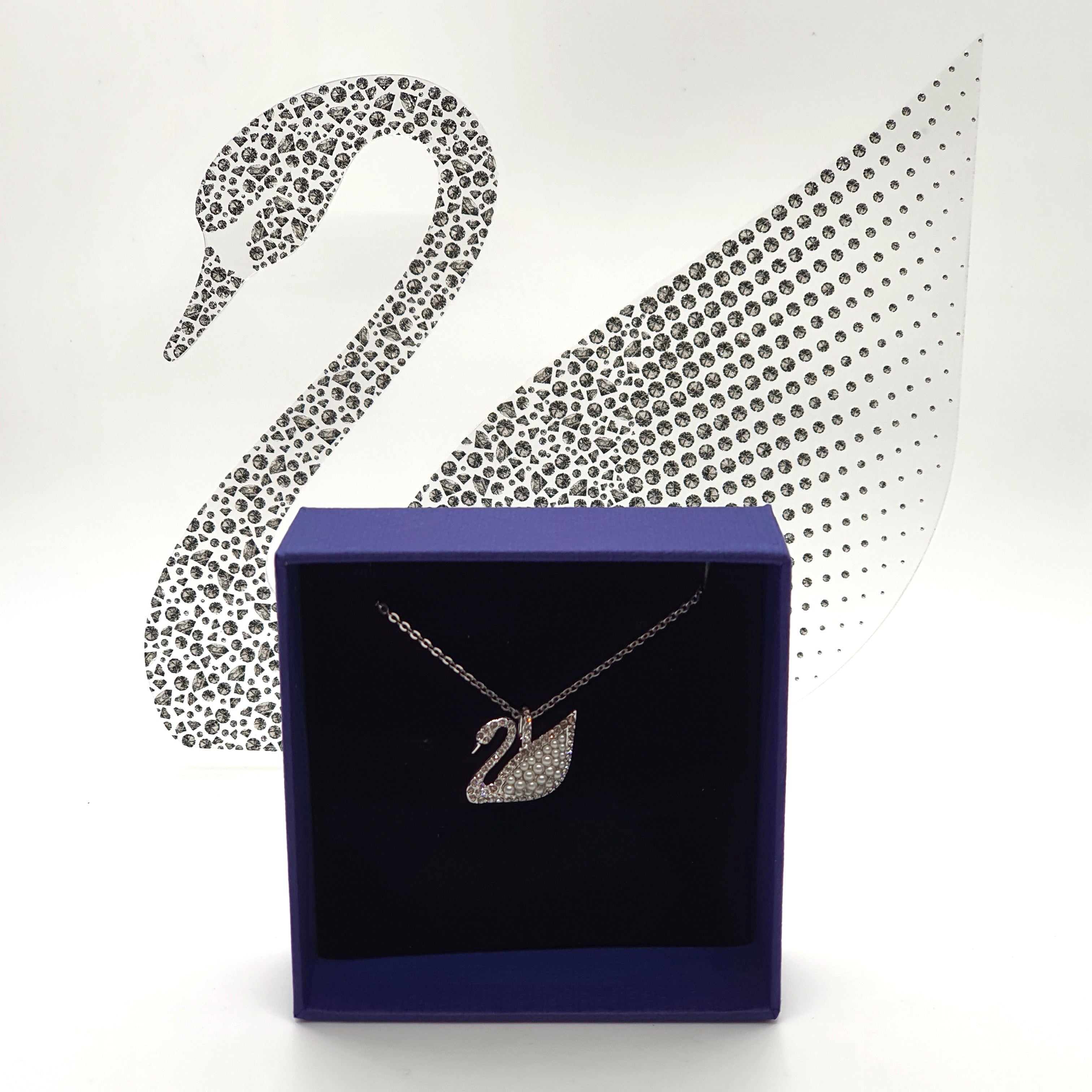 SWAROVSKI Iconic Swan Halskette Weiß, Rhodiniert 5411791