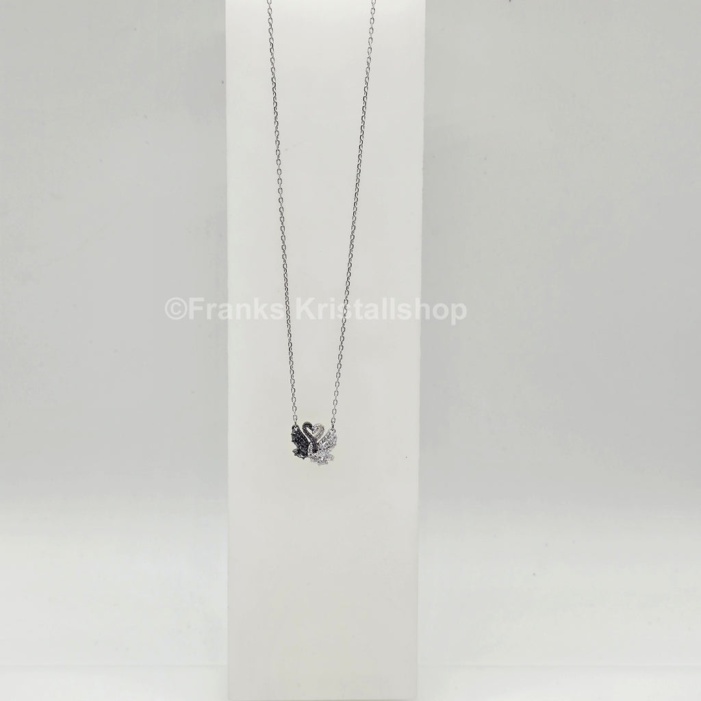 SWAROVSKI Schwan Kette, Schwarz, Weiß, Metallmix 5705721