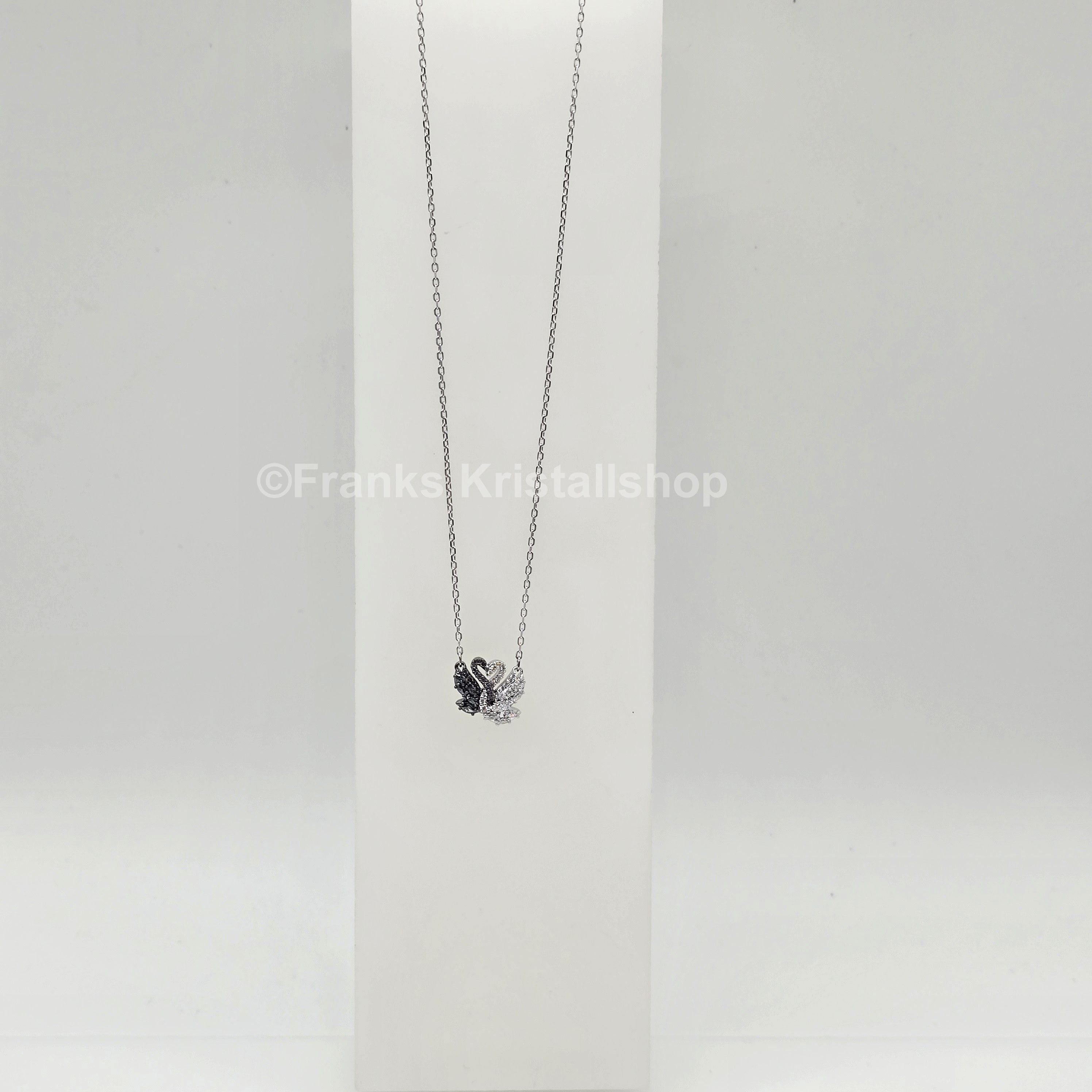SWAROVSKI Schwan Kette, Schwarz, Weiß, Metallmix 5705721