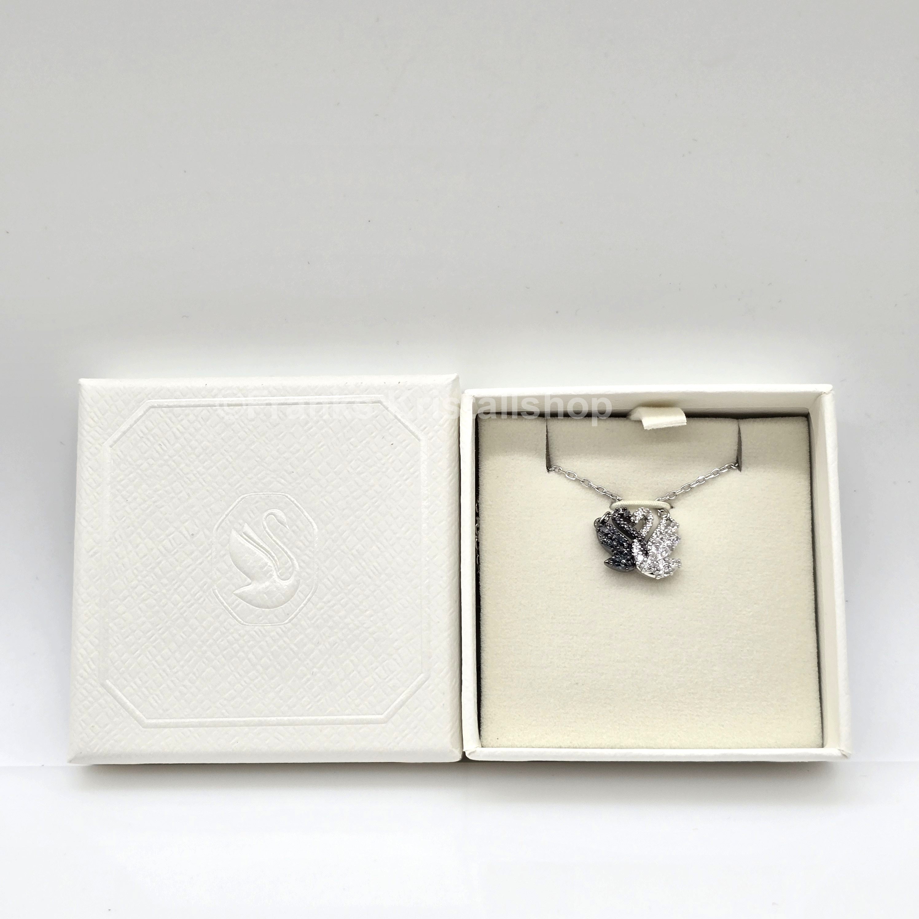 SWAROVSKI Schwan Kette, Schwarz, Weiß, Metallmix 5705721