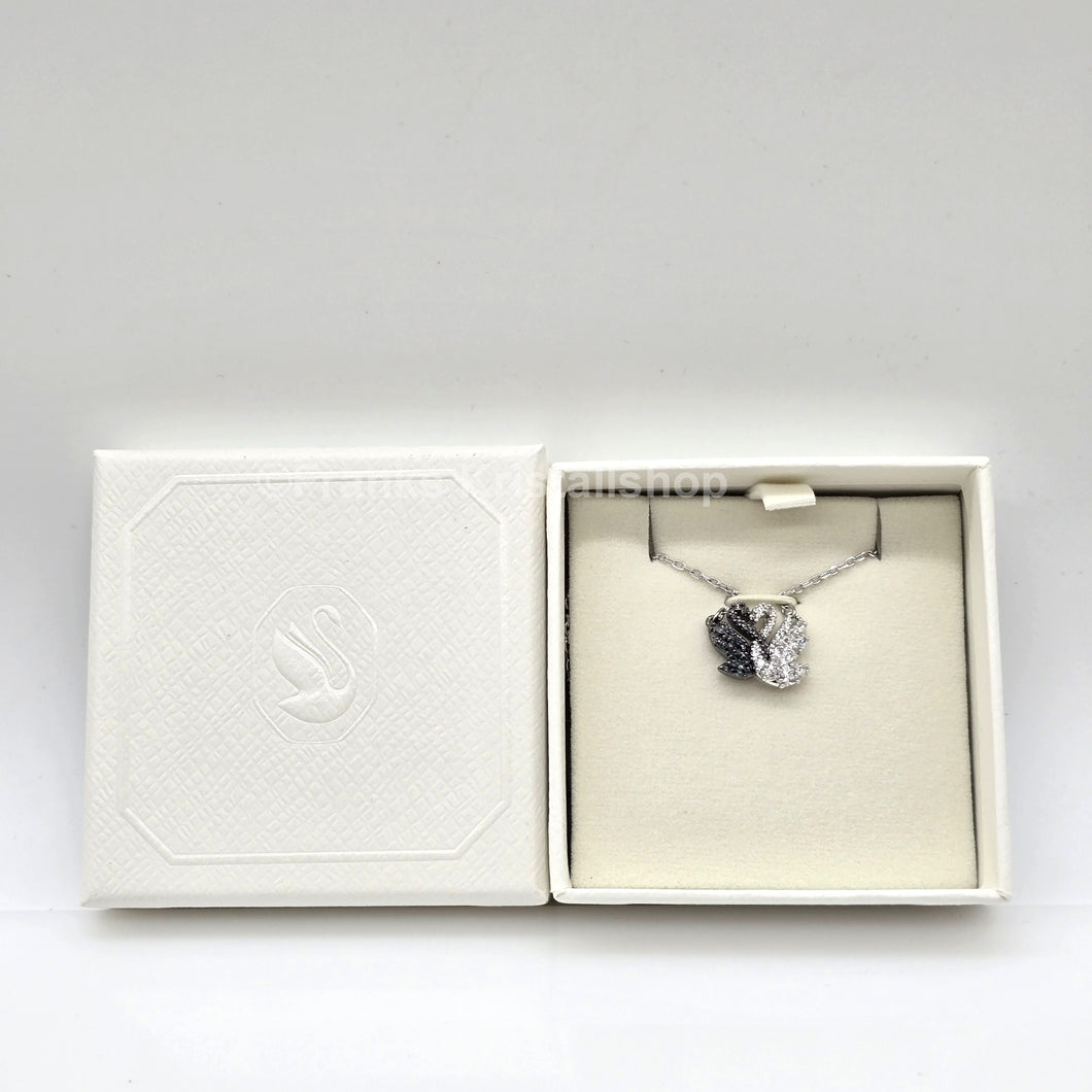 SWAROVSKI Schwan Kette, Schwarz, Weiß, Metallmix 5705721