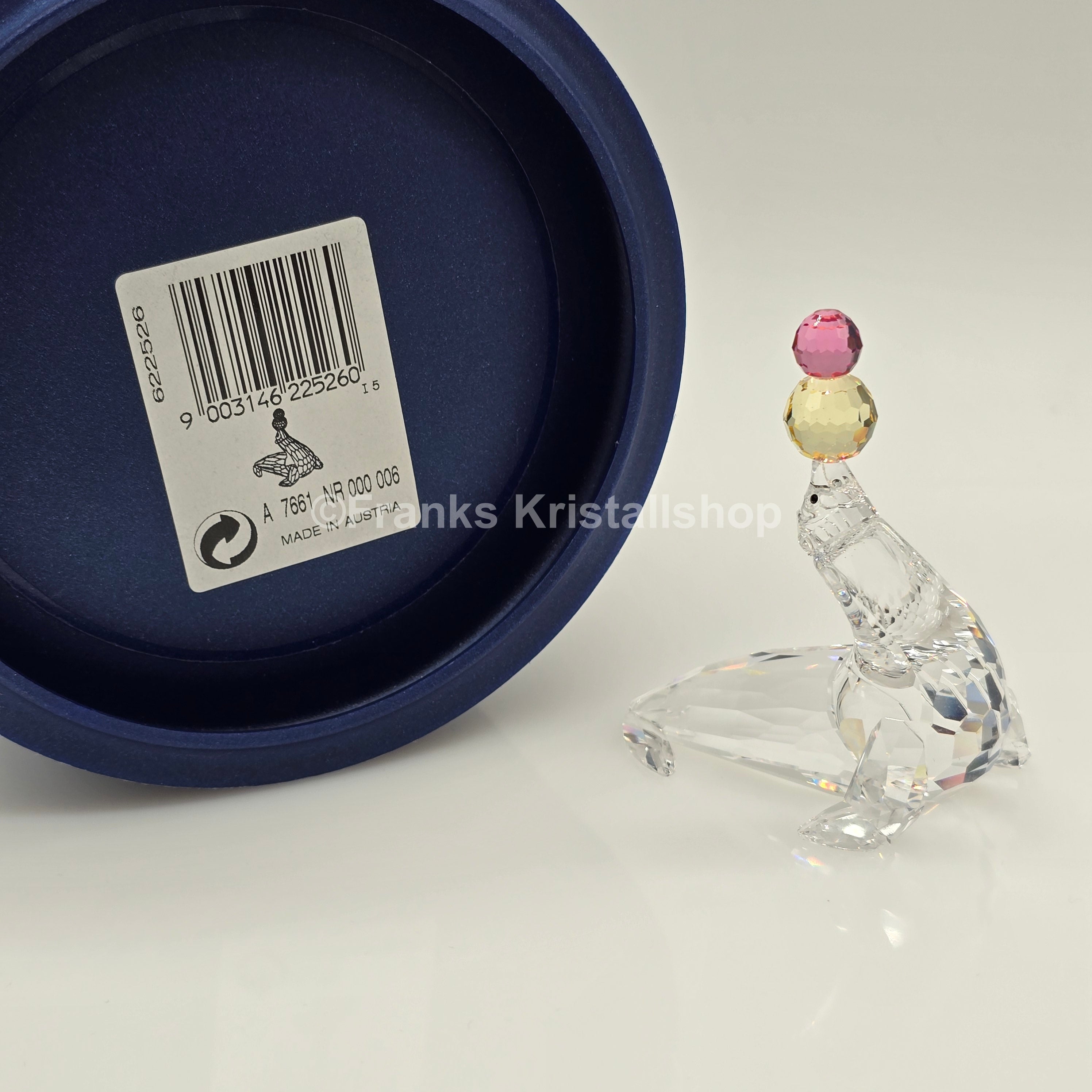 SWAROVSKI Seehund mit Bällen jonglierend 622526