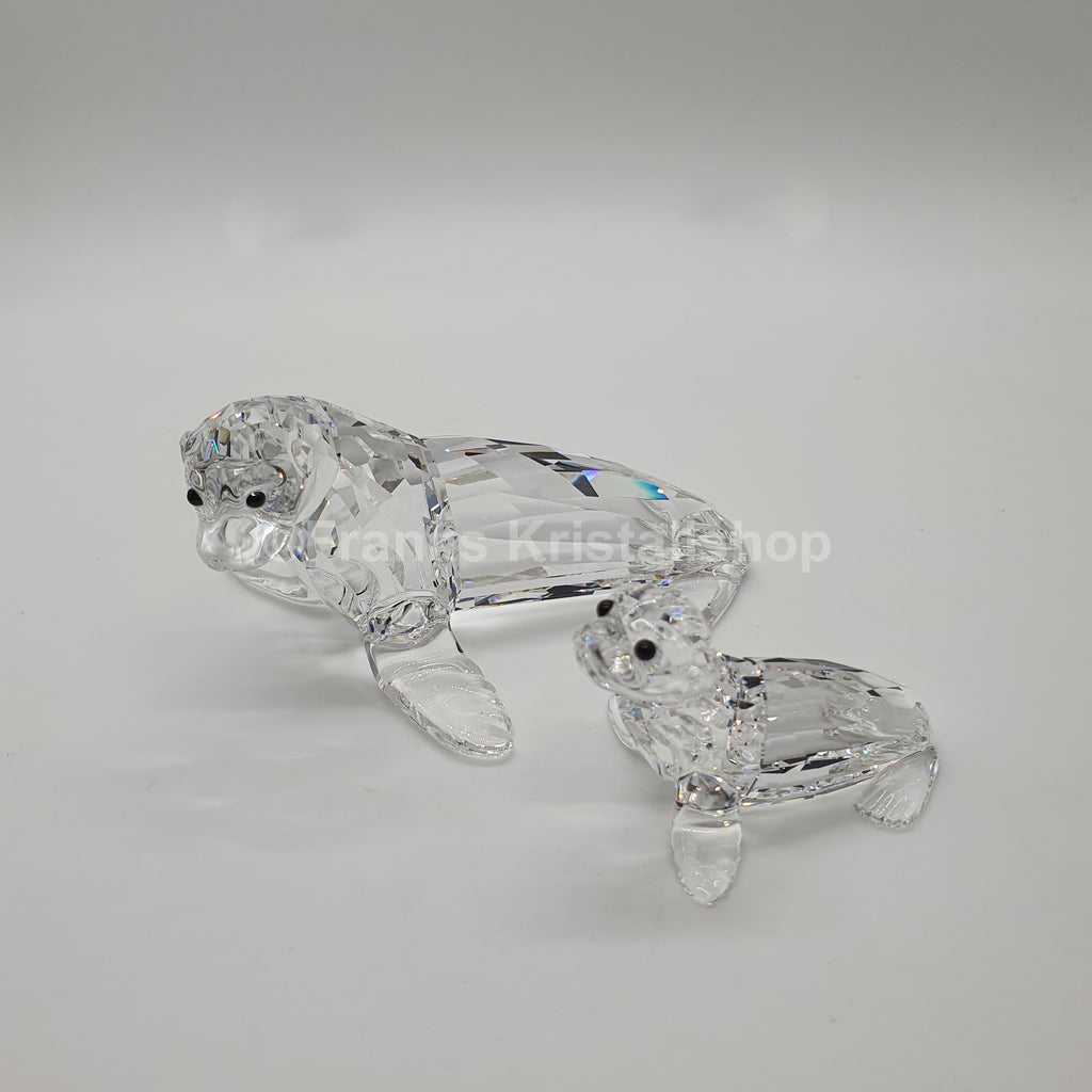 SWAROVSKI Seelöwen Mutter mit Baby 5275796 oU
