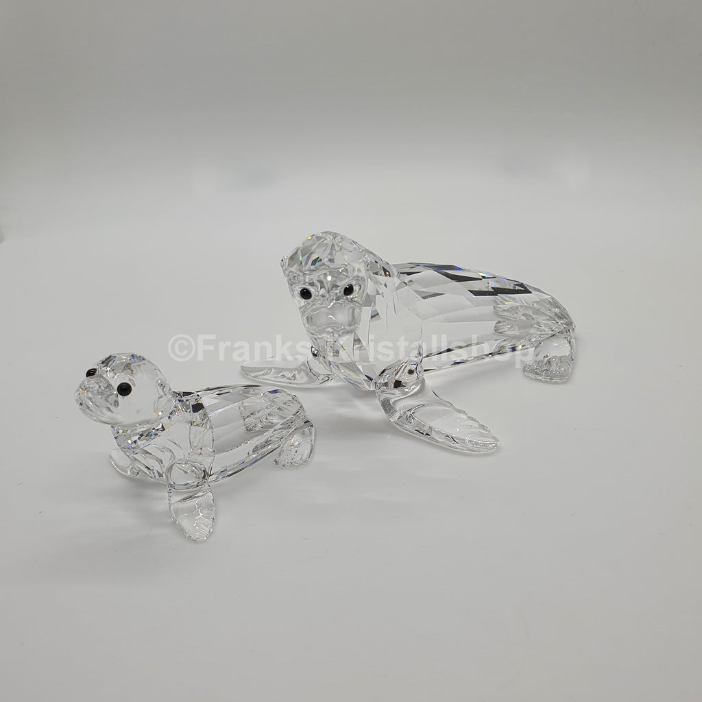 SWAROVSKI Seelöwen Mutter mit Baby 5275796 oU